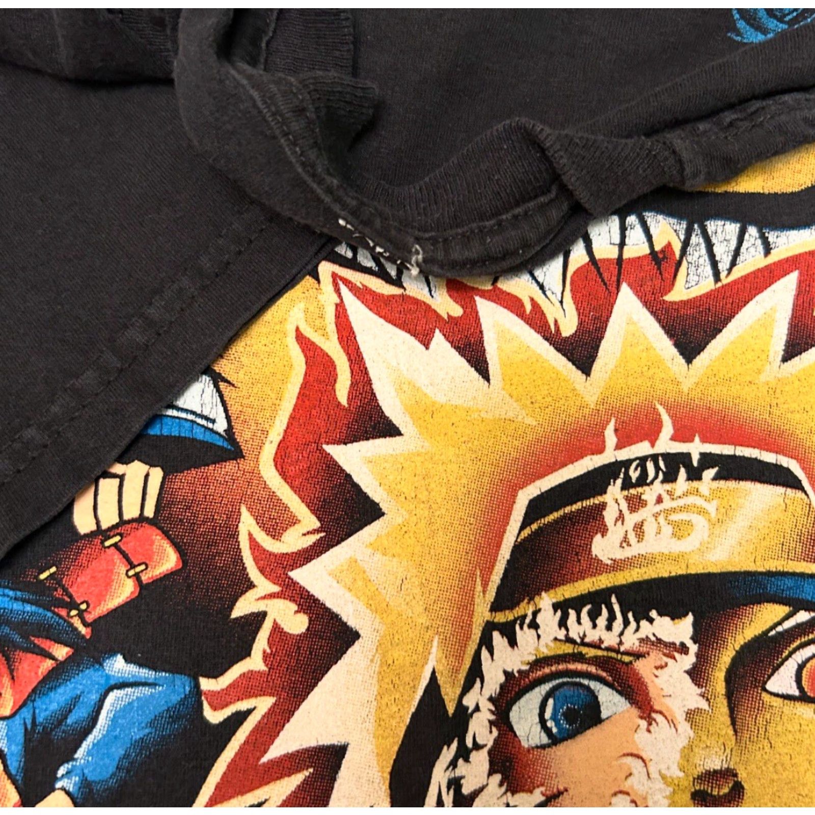 Doublet VINTAGE Naruto Anime Cartoon Madara Obito Uchiha Double-Sided VTG Mens Size M T-Shirt Black Short Sleeve 90s Anime Cartoon Mens Size US M / EU 48-50 / 2 - 3 Thumbnail