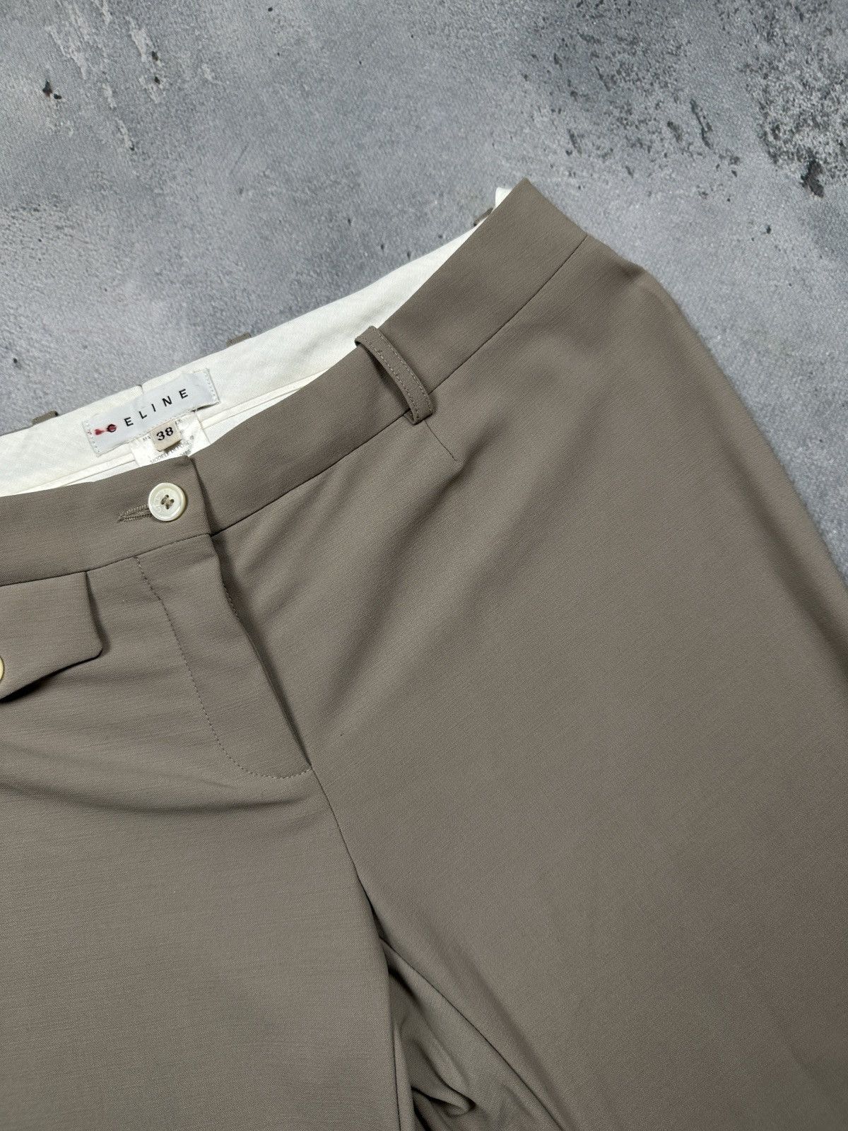 Celine Céline Vintage Phoebe Philo High Waist Wool Pants Trousers Size 27" / US 4 / IT 40 - 5 Thumbnail