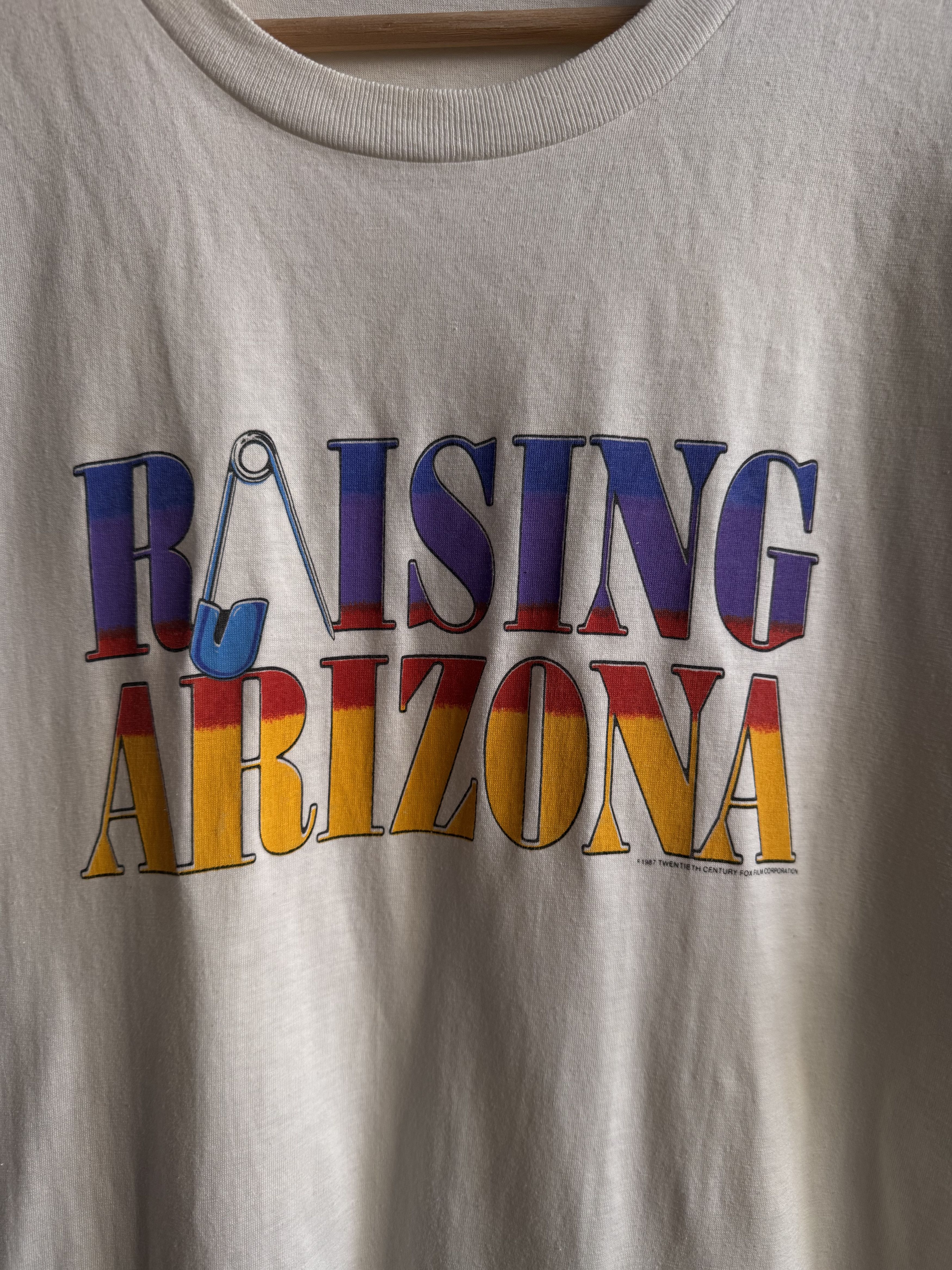 Vintage 1987 Raising Arizona Movie Promo T Shirt Size L Size US L / EU 52-54 / 3 - 3 Thumbnail