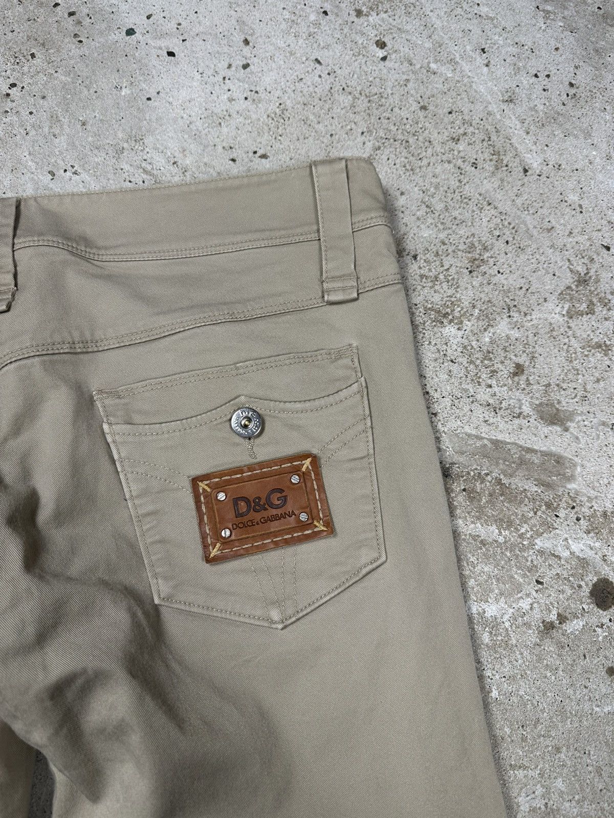 Dolce & Gabbana × Vintage Vintage Y2K Dolce & Gabbana Cool Boot Cut Low Waist Pants Size 30" / US 8 / IT 44 - 1 Thumbnail