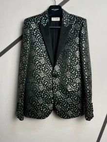 Saint Laurent Paris Authentic Saint Laurent star embroidered smoking jacket Size 44R - 5 Thumbnail