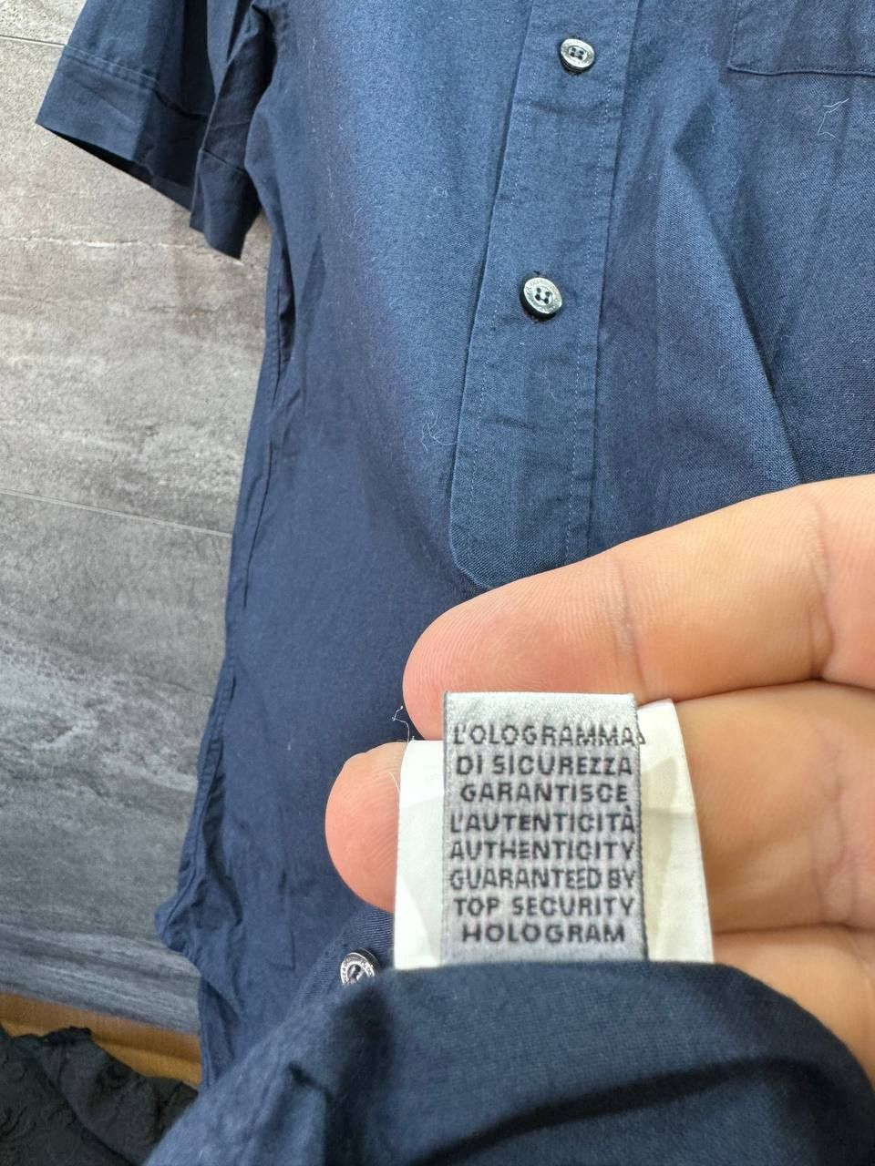 Dolce & Gabbana Vintage Dolce Gabbana Shirt Button Up Mens Luxury Navy Size US L / EU 52-54 / 3 - 13 Thumbnail