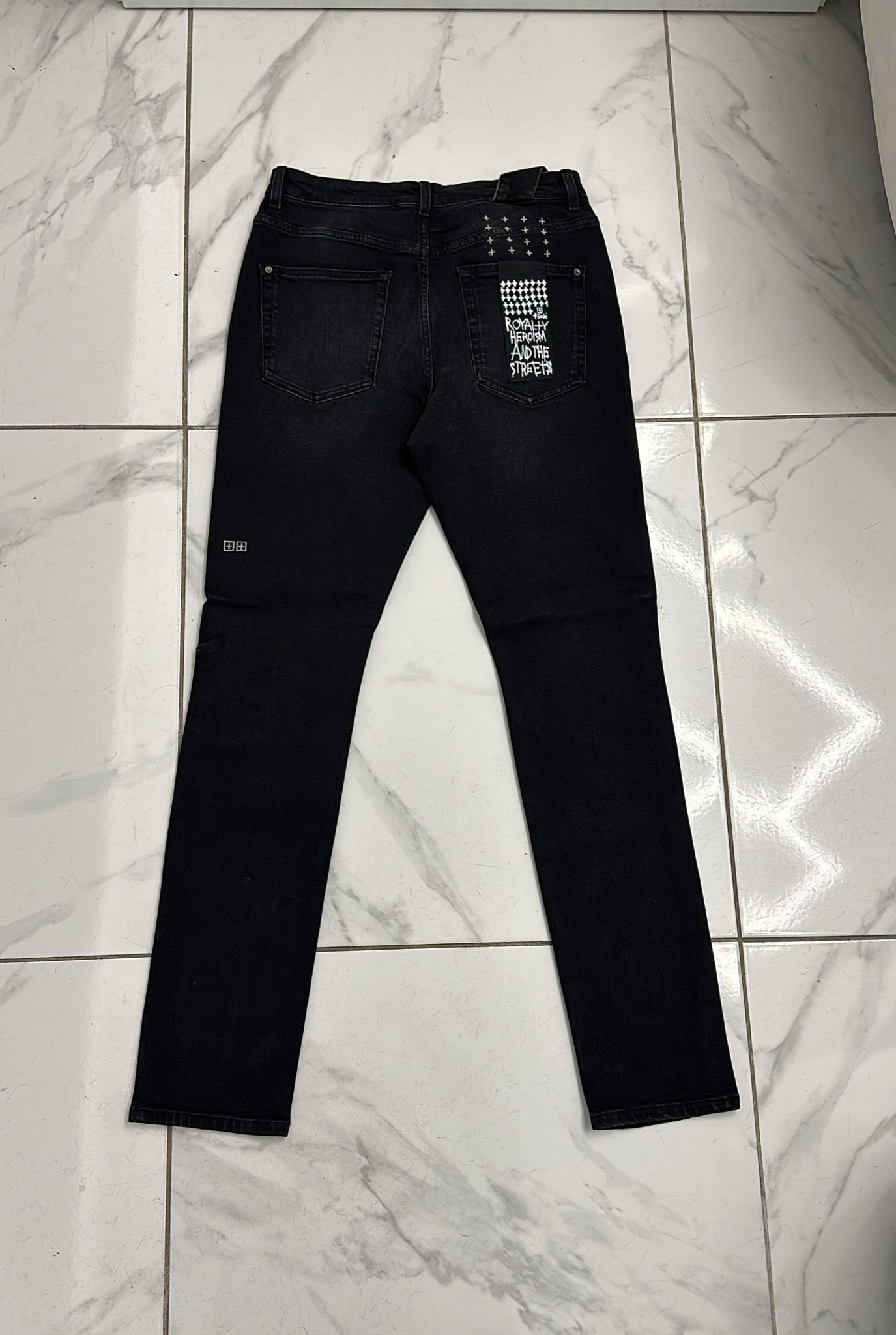 Ksubi Ksubi Chitch Laid Black Est Tapered Jeans Size 30 Size US 32 / EU 48 - 2 Thumbnail