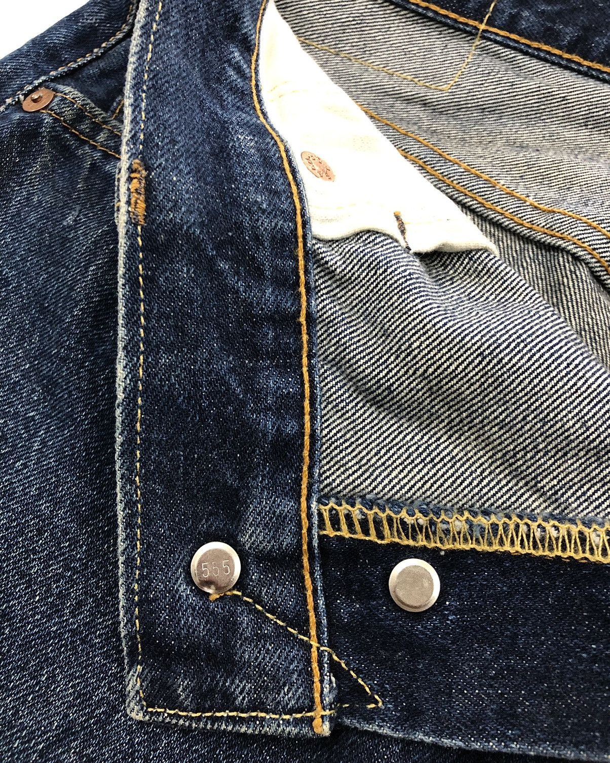 Levi's 1990's Levis Vintage Clothing 501XX Model 1955 Size US 34 / EU 50 - 5 Thumbnail