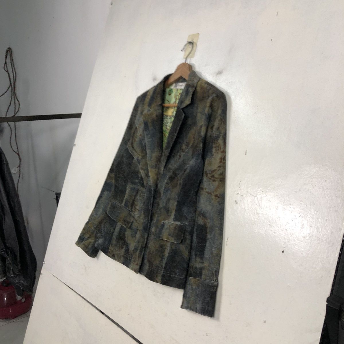 Japanese Brand 📌Vintage Suede Leather Jacket Montsoie Blanket Issey Miyake Size US M / EU 48-50 / 2 - 4 Thumbnail