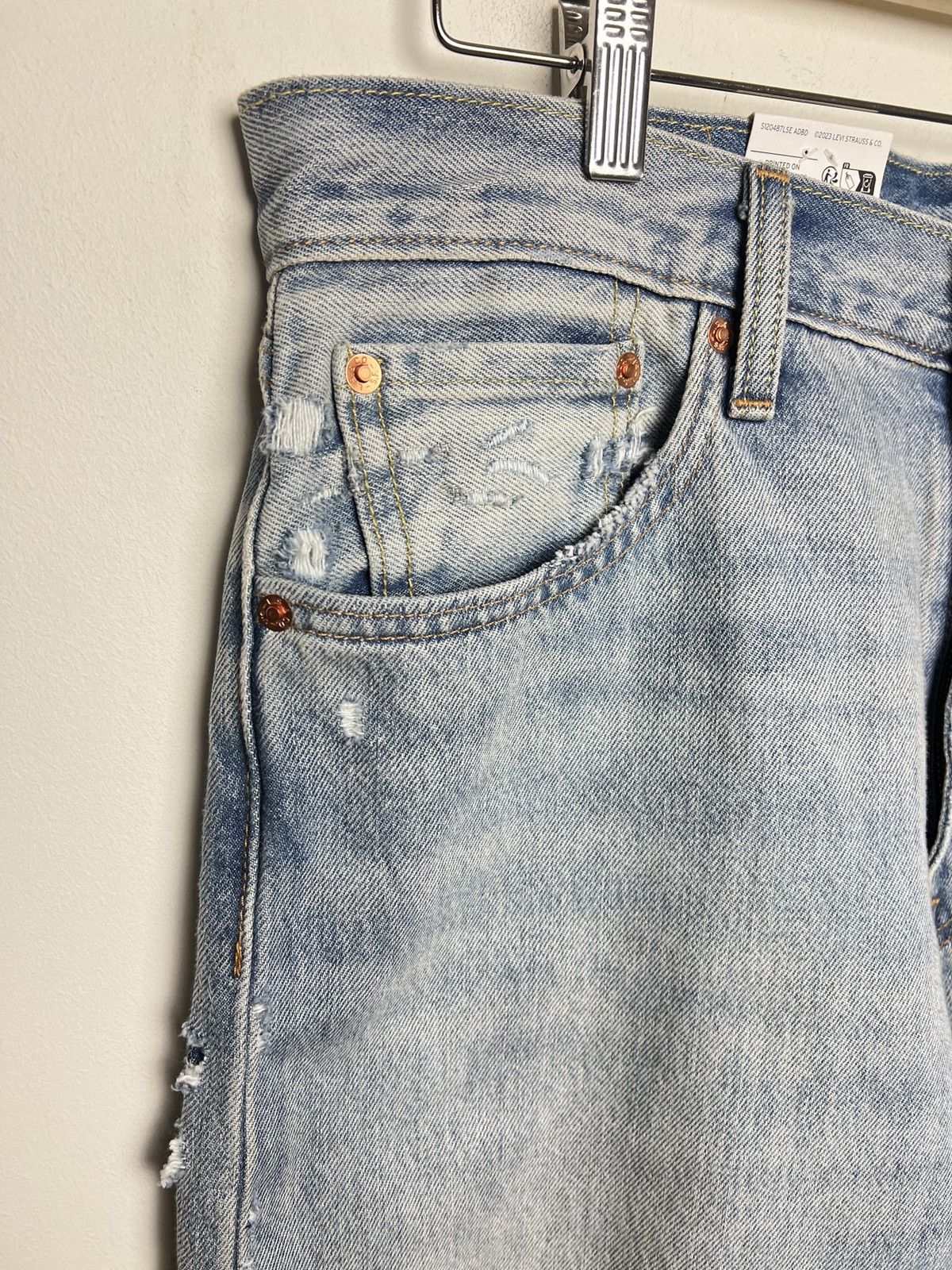 Levi's levi’s 551 ripped boro jeans Size US 33 - 8 Thumbnail