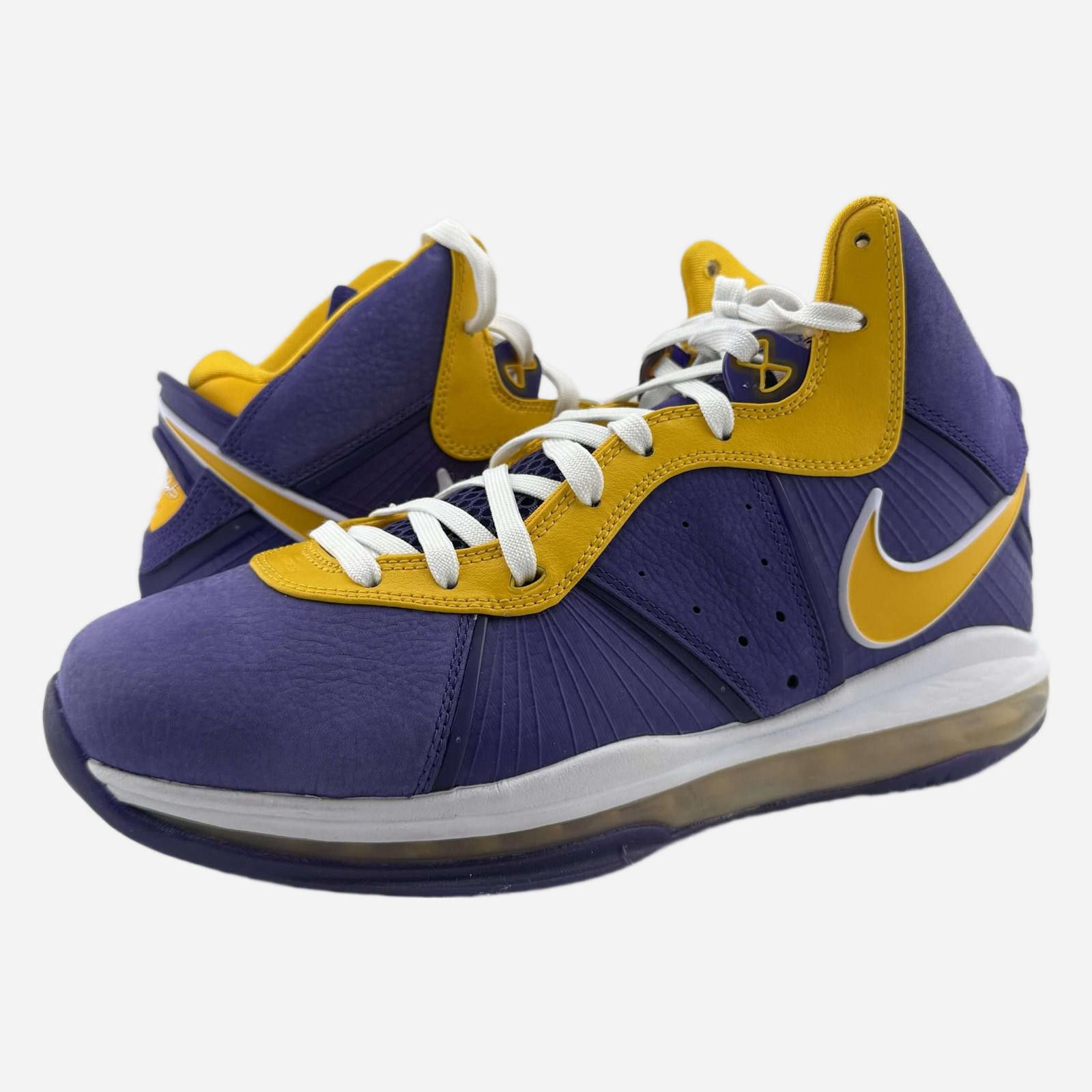 Nike Nike LeBron 8 Lakers US 11 Used with Box DC8380 Size US 11 / EU 44 - 1 Thumbnail