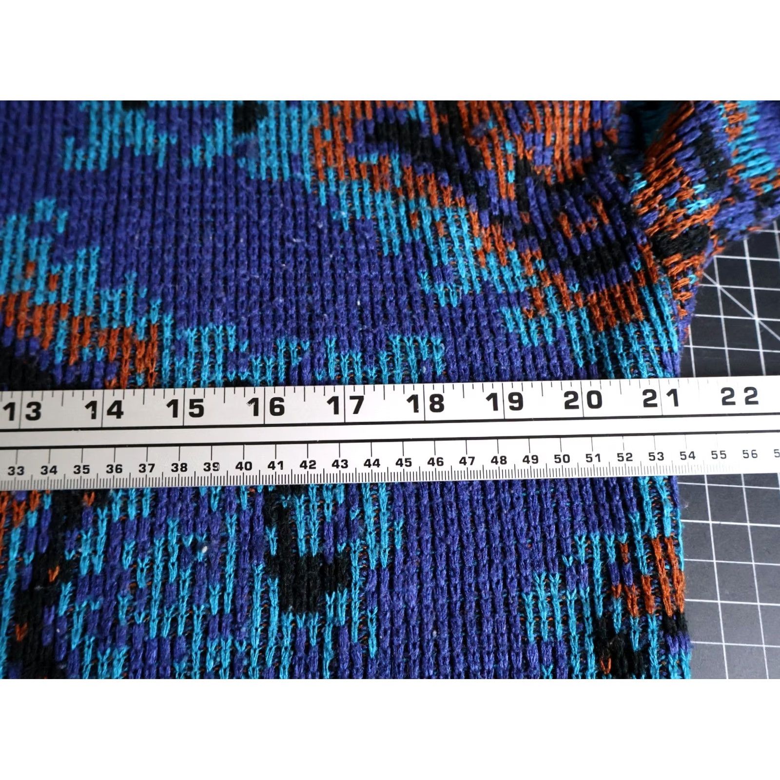 Vintage VINTAGE Gitano Sweater Mens Large Blue Geometric Paisley Acrylic Knit Pullover 90s Casual Regular USA Made Mens Size US L / EU 52-54 / 3 - 5 Thumbnail