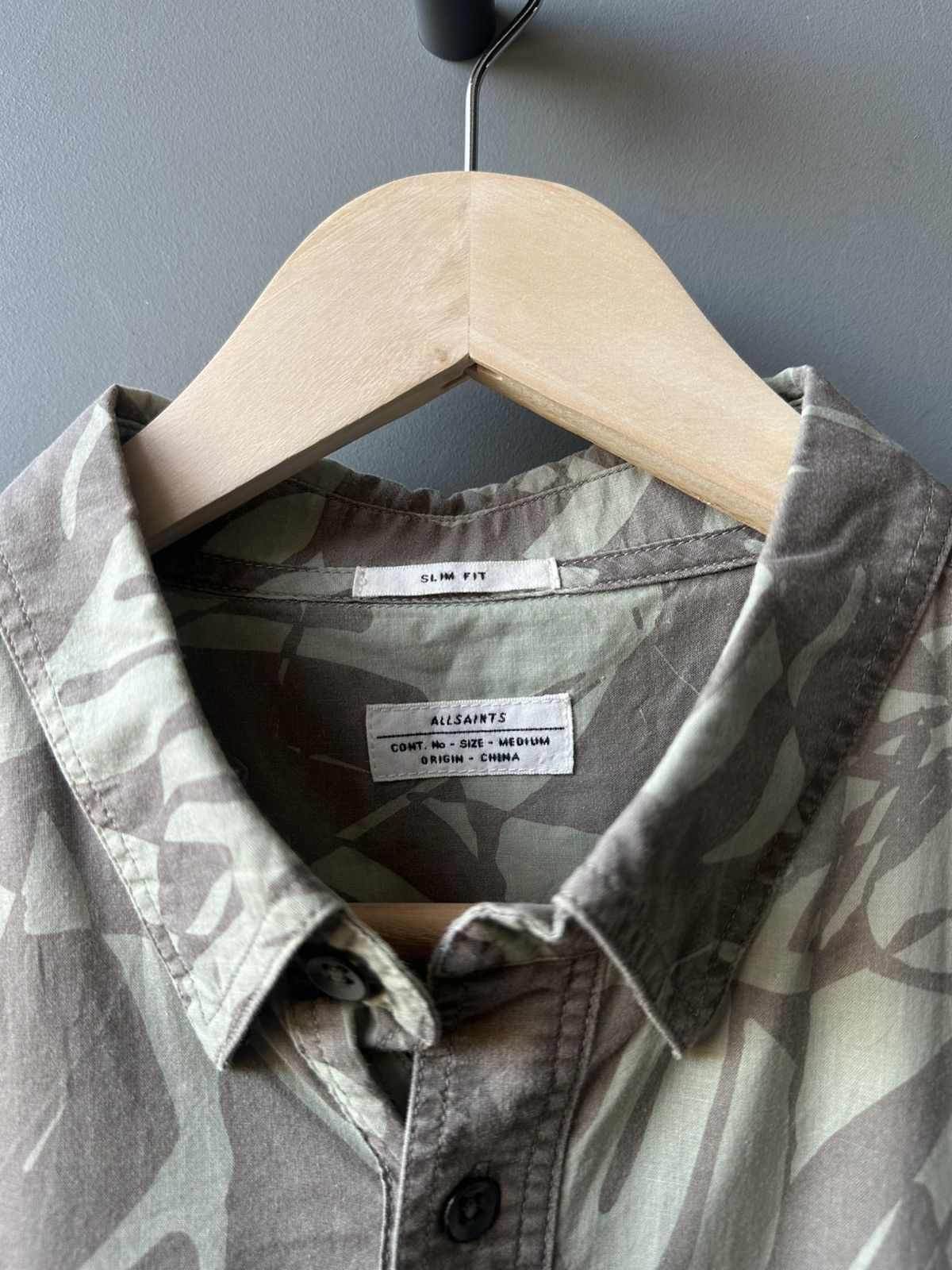 Allsaints Allsaints Palmae Printed Pullover Shirt Size M Size US M / EU 48-50 / 2 - 3 Thumbnail