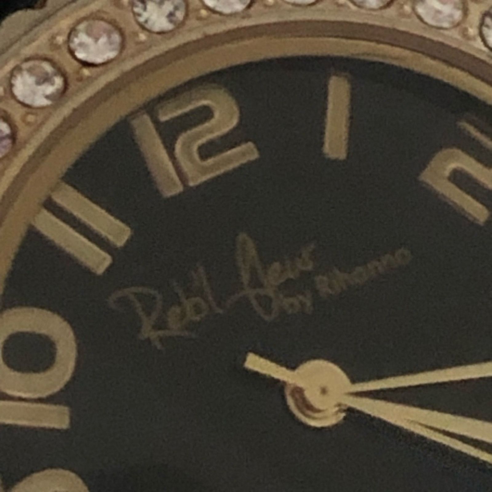 Rihanna Ladies Reb’l Fleur by Rihanna silicone band watch Size ONE SIZE - 8 Thumbnail