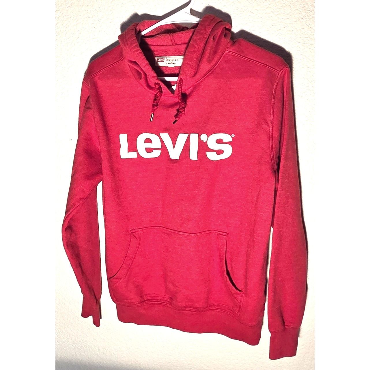 Levi's Cozy Red Levi's Women's Small Hoodie - Perfect for Everyday! Size S / US 4 / IT 40 - 3 Thumbnail