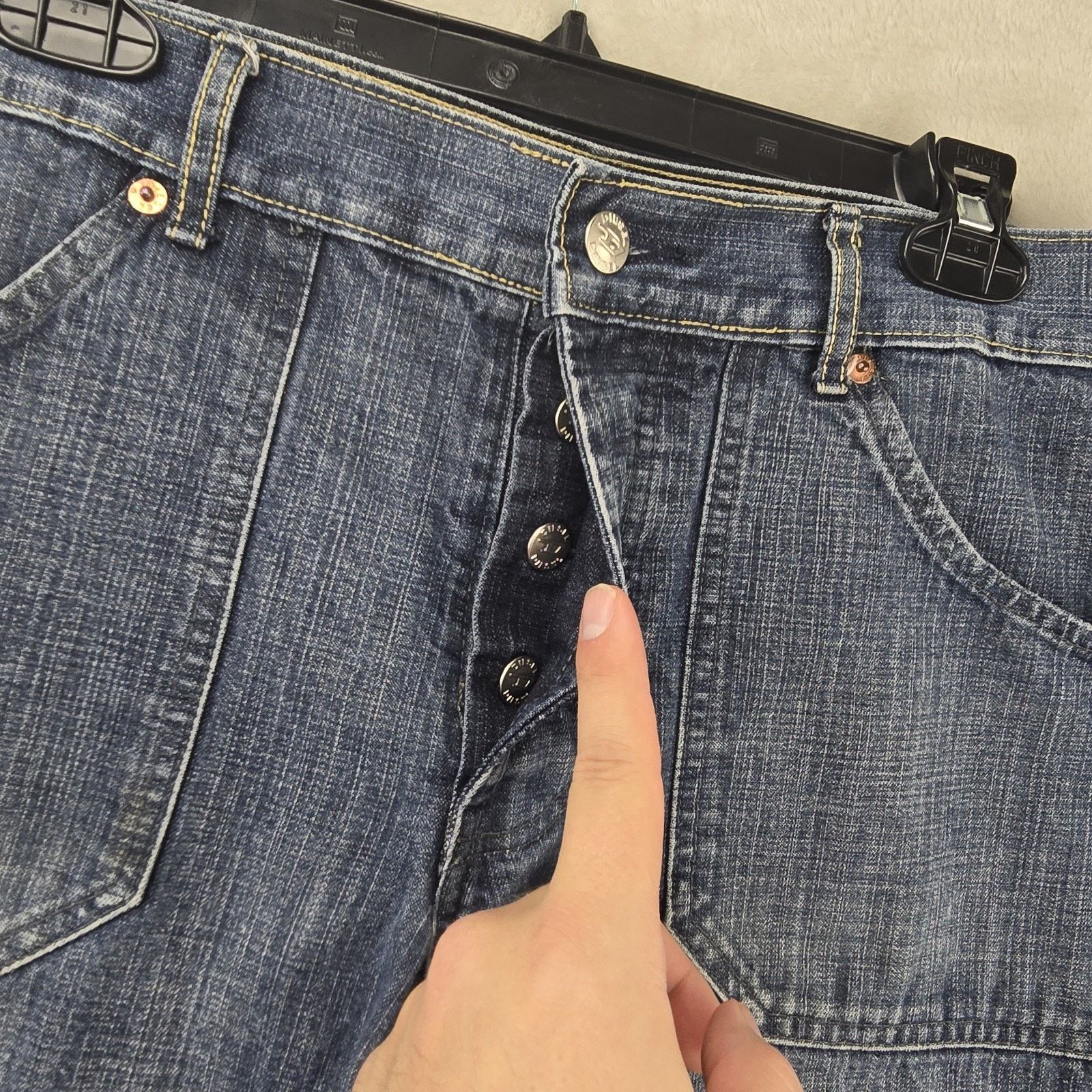 Diesel Vintage Diesel Jeans Women's Size 34 (Fits 32x32) Y2K Size 32" / US 10 / IT 46 - 3 Thumbnail