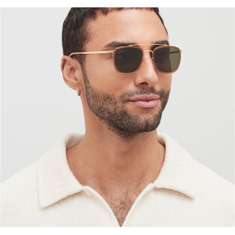 Mykita Mykita Men's Gold Brown Jeppe 6U79 Eyewear Sunglasses Size ONE SIZE - 8 Thumbnail