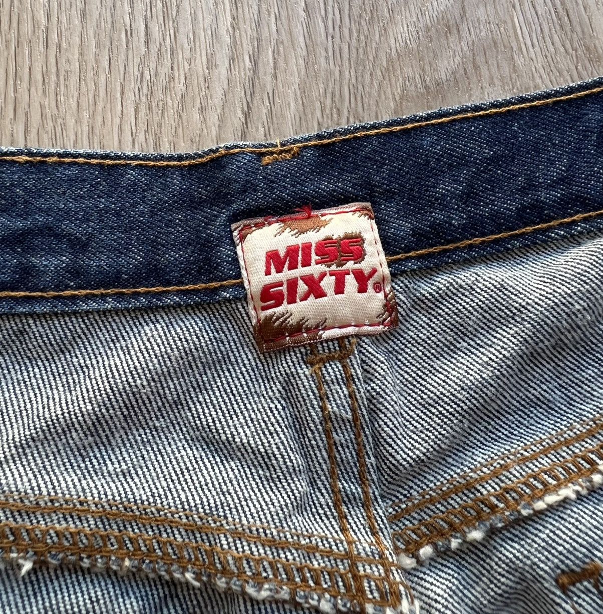 Miss Sixty × Vintage Vintage Miss Sixty Embroidered Logo Blue Jeans Y2K Size 32" / US 10 / IT 46 - 6 Thumbnail
