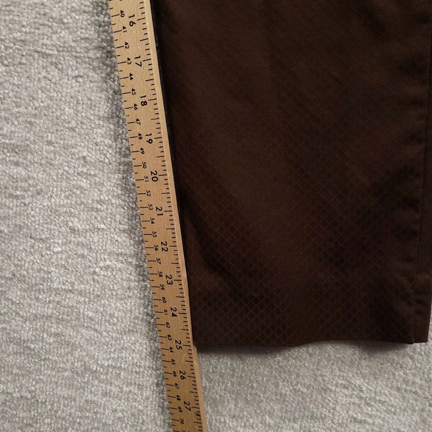 Vintage Valerie Stevens Dress Pants Women 6P Brown Straight Flat Front Casual Vintage: No? Size 28" / US 6 / IT 42 - 6 Thumbnail