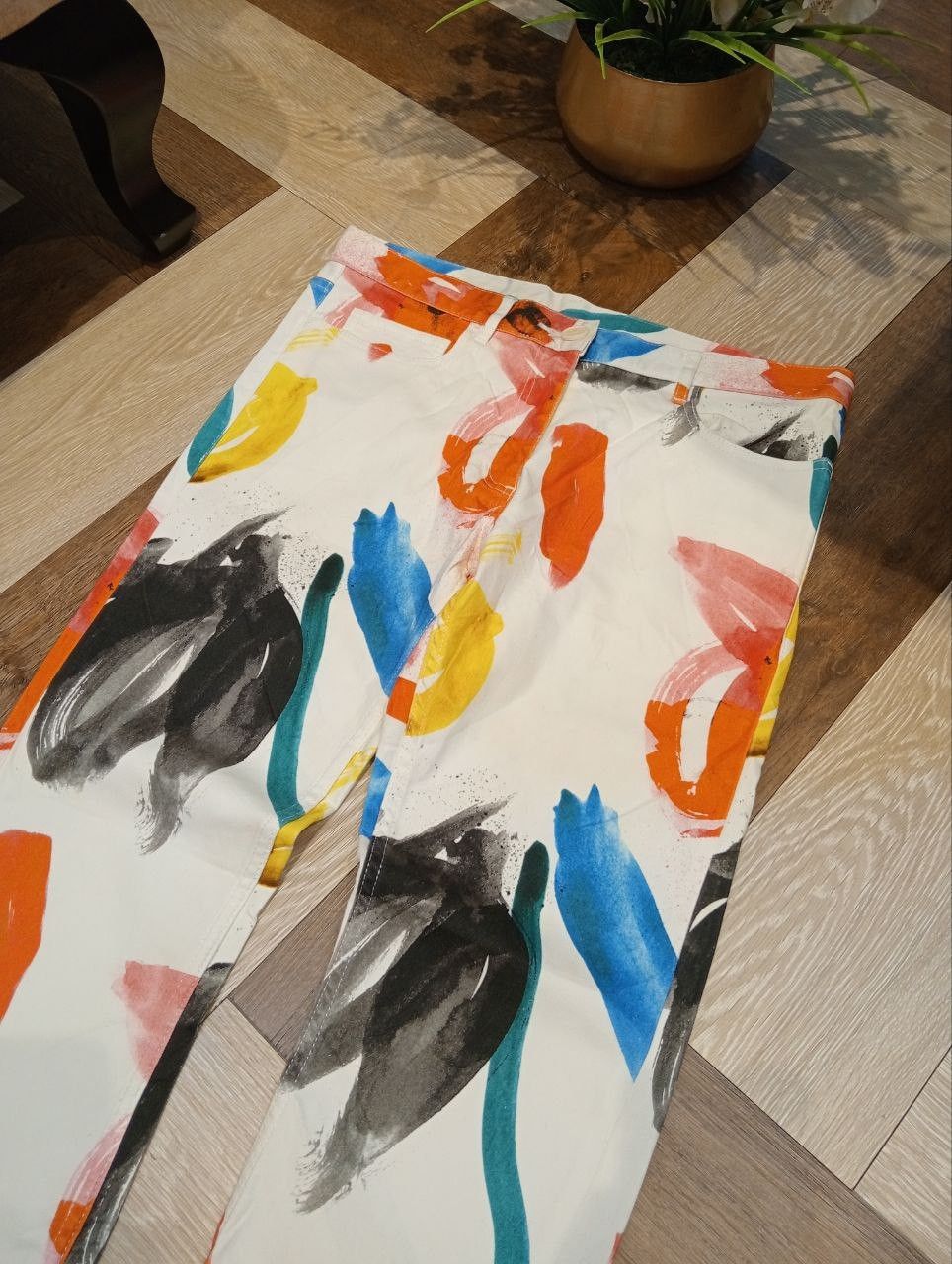 Paul Smith PAUL SMITH PAINT JEANS Size US 33 - 4 Thumbnail