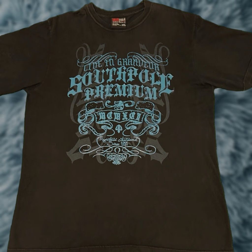 Southpole VINTAGE Southpole MMA Print Shirt Mens Size XXL Black Short Sleeve T-Shirt Grunge Hip Hop Punk Y2K Skater 90s Retro Size US XXL / EU 58 / 5 - 1 Thumbnail