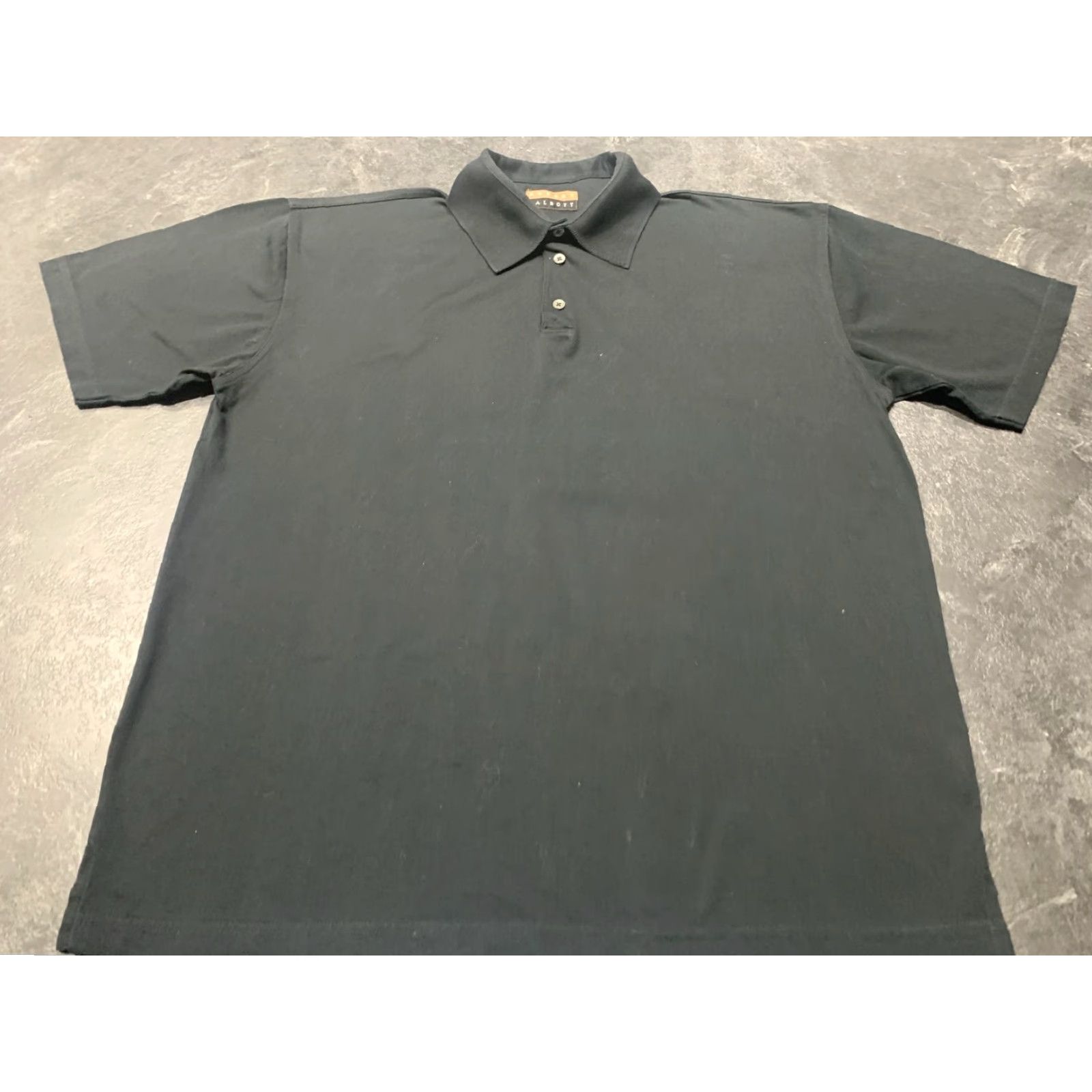Robert Talbott Robert Talbott Mens Golf Polo Shirt Black Large Cotton Size US L / EU 52-54 / 3 - 2 Thumbnail