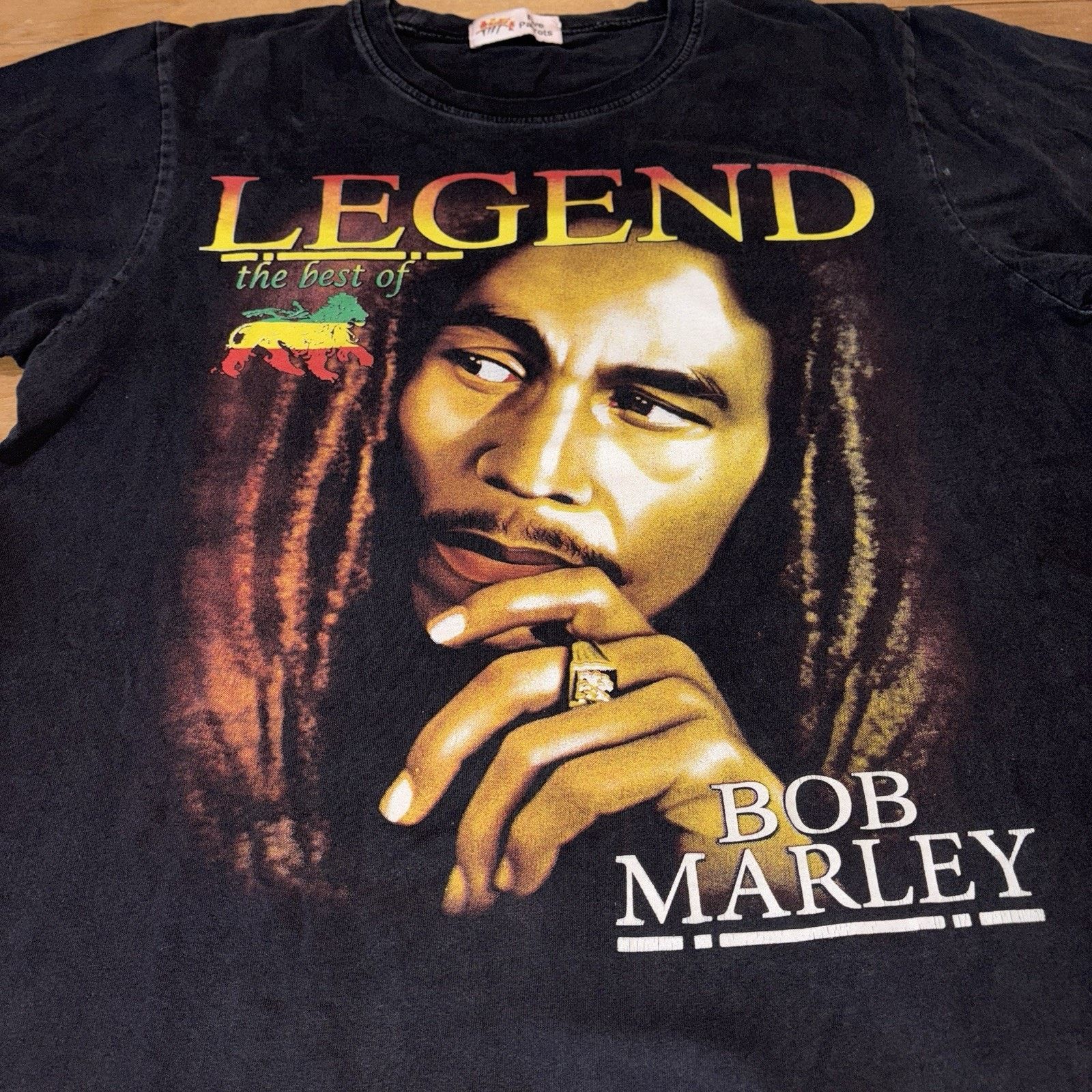 Bob Marley Bob Marley "Legend" Black Graphic T-Shirt - Portrait lion Size US L / EU 52-54 / 3 - 2 Thumbnail