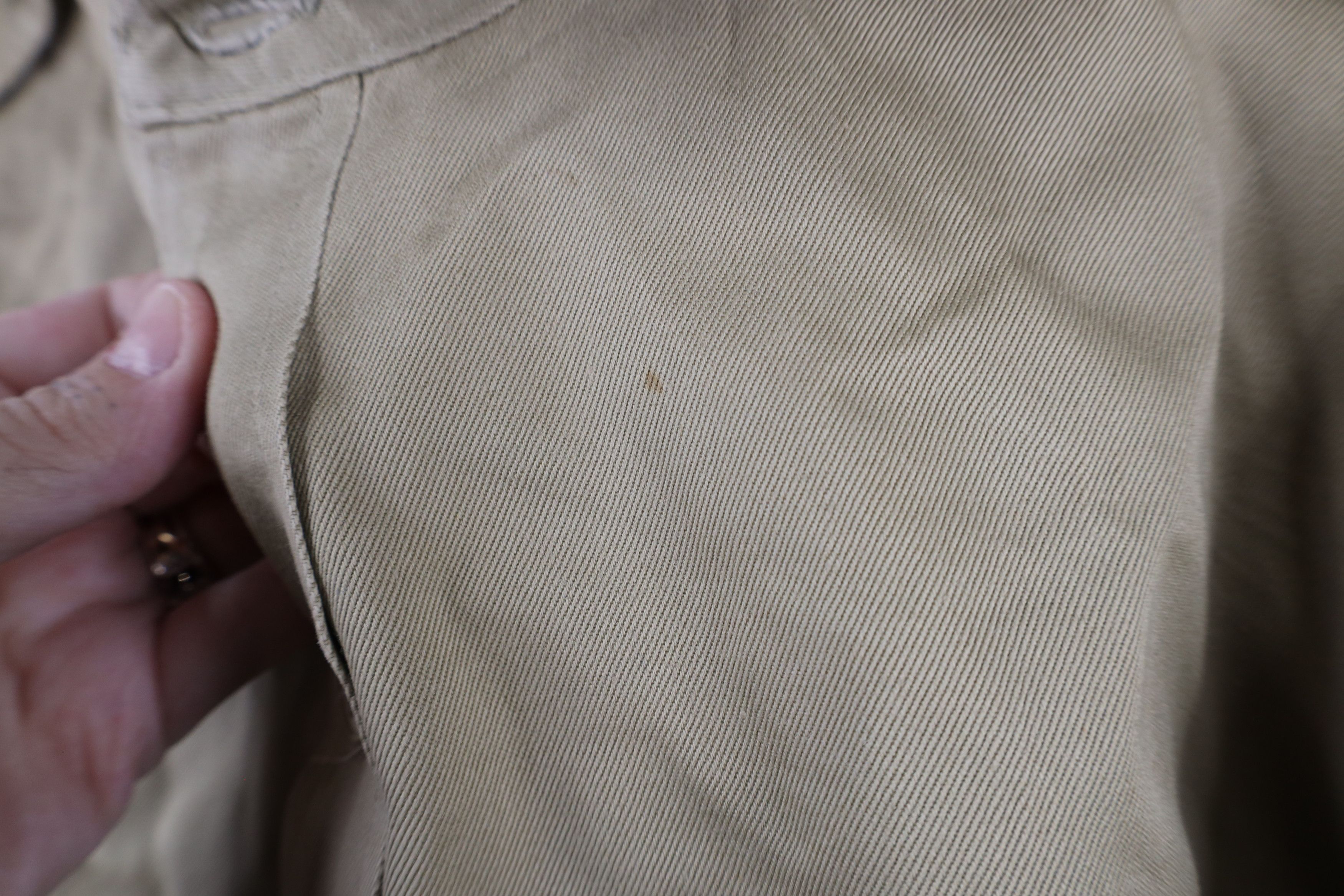 Vintage Vintage 50s Korean War Field Combat Fatigue Shirt Khaki USA Size US M / EU 48-50 / 2 - 5 Thumbnail