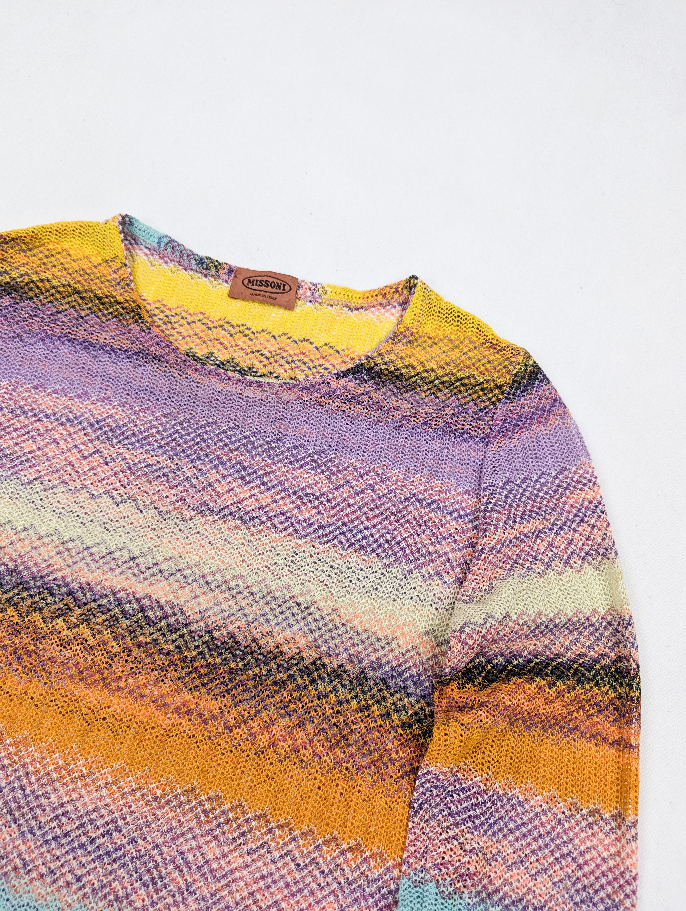 Missoni Missoni colorful sweater jumper Size L / US 10 / IT 46 - 4 Thumbnail
