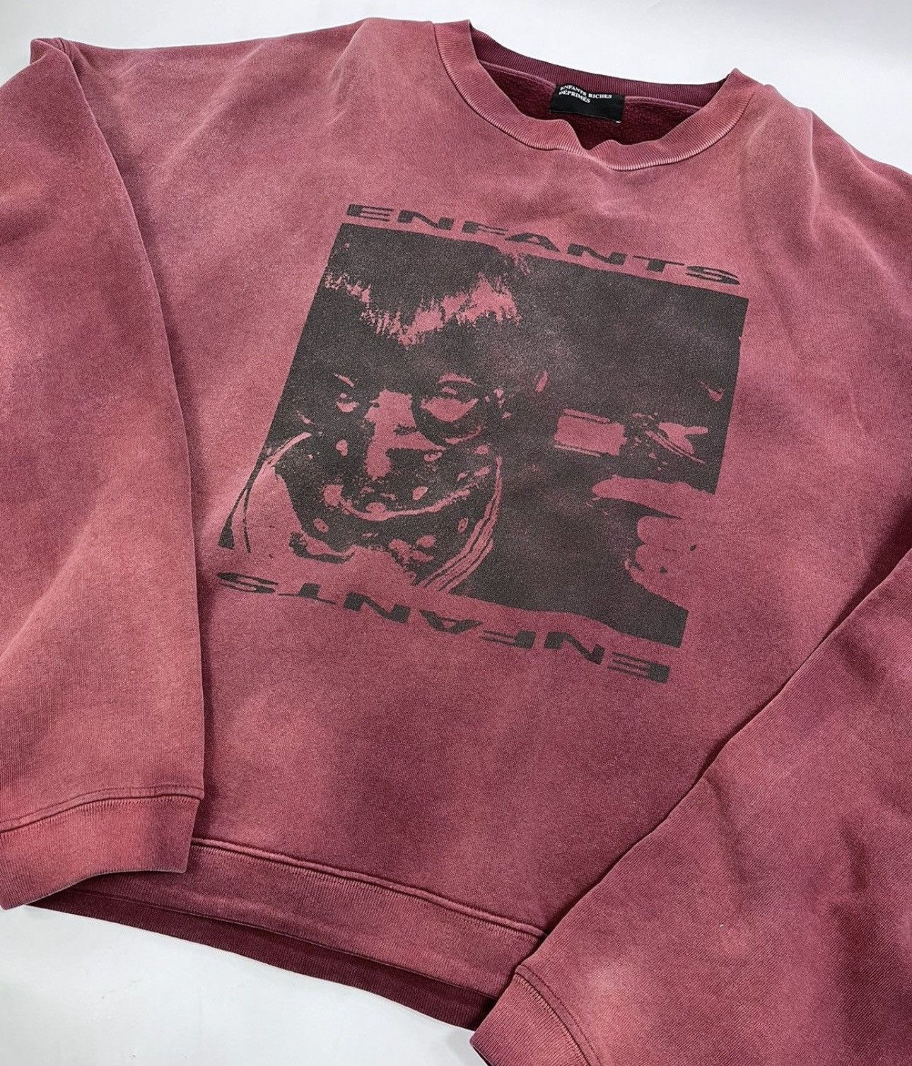 Enfants Riches Deprimes ENFANTS RICHES DÉPRIMÉS ERD GIRL/GUN CREWNECK - SUN FADED Size US XXL / EU 58 / 5 - 2 Thumbnail