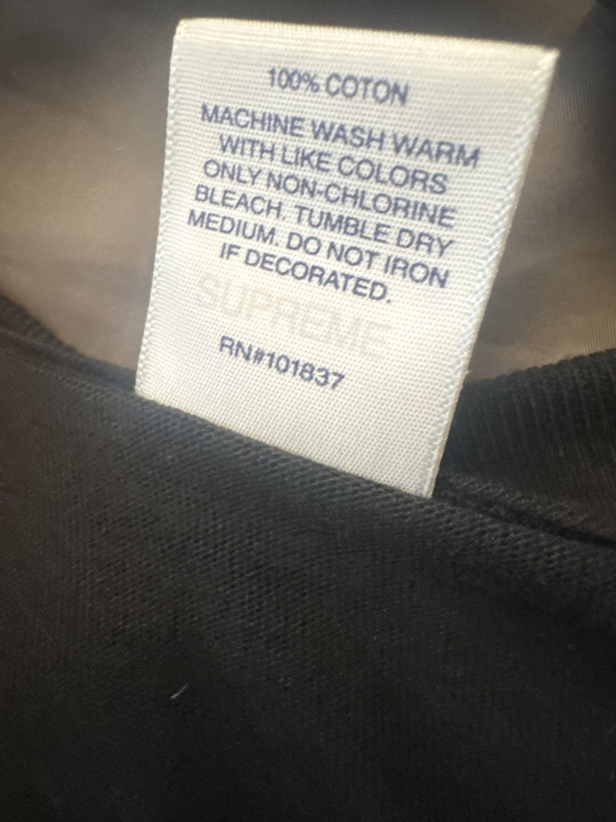 Supreme Supreme im not sorry bear tee Size US M / EU 48-50 / 2 - 3 Thumbnail