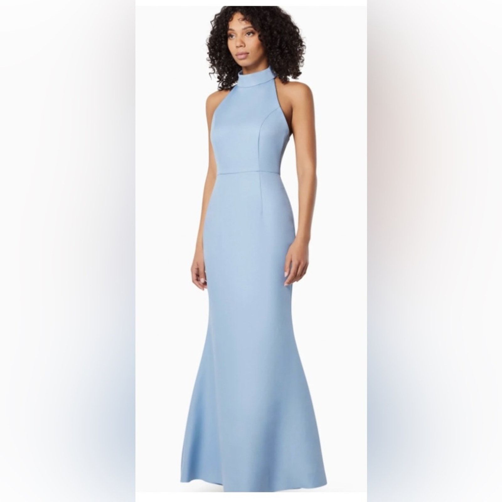 ELLIATT NWT Elliatt $199 Blue Halter Neckline Dress Size S Size S / US 4 / IT 40 - 3 Thumbnail