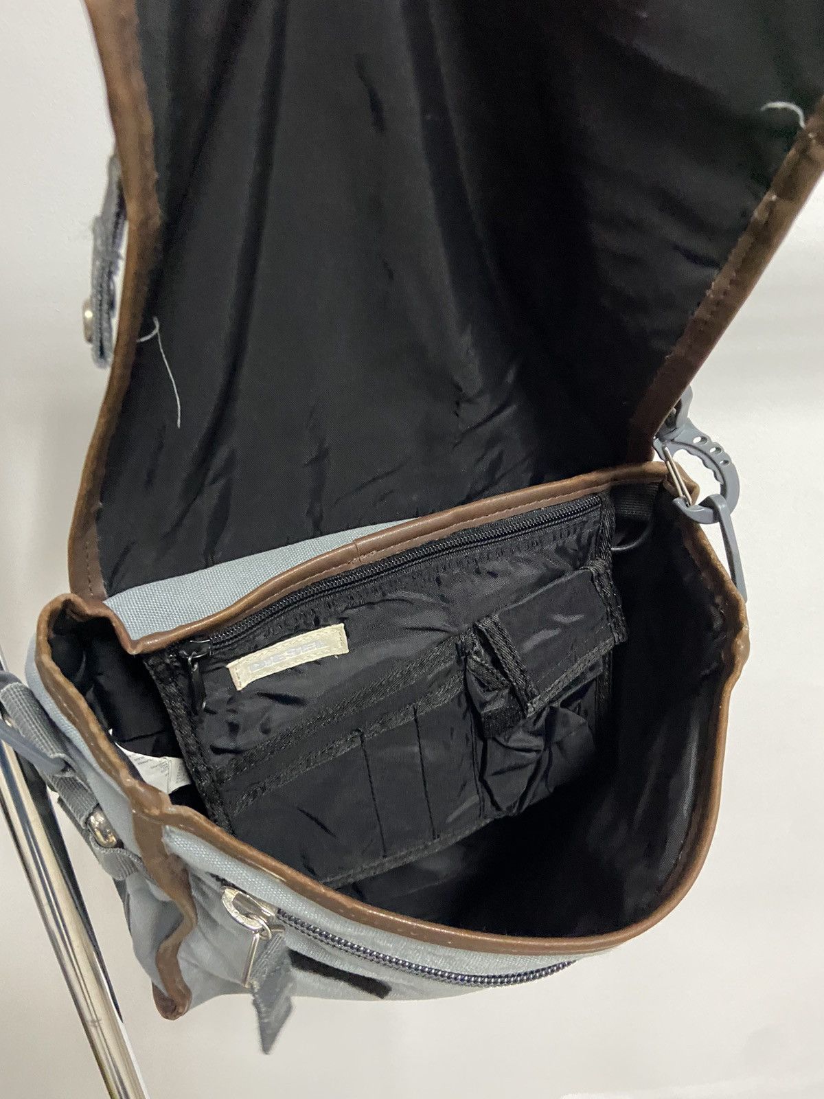 Diesel × Vintage Diesel Shoulder Bag Vintage logo zip Size ONE SIZE - 7 Thumbnail
