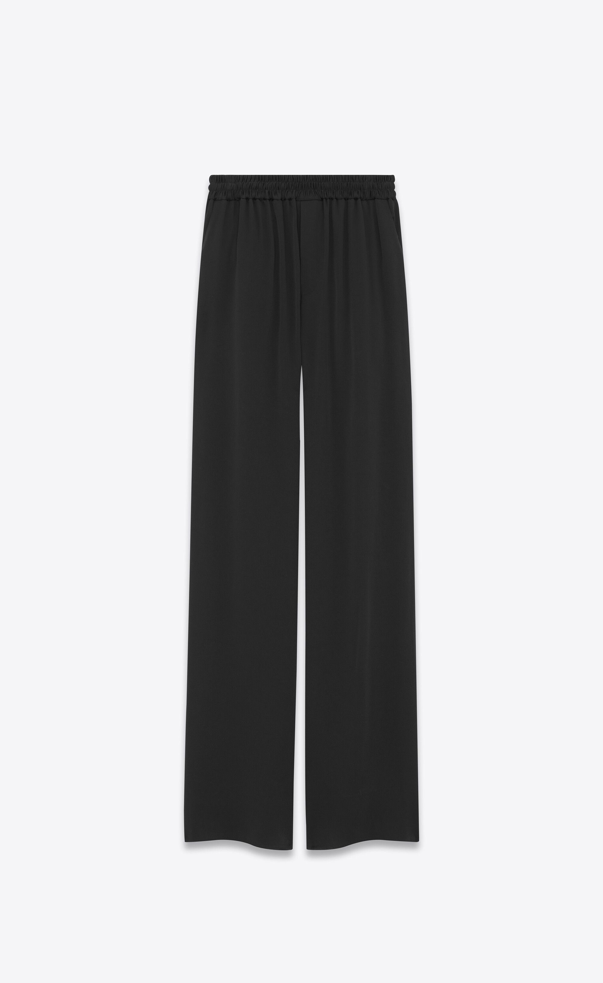 Saint Laurent Paris o1s1wg110625 749396 Flared Sweatpants & Joggers Satin Crepe Size US 32 / EU 48 - 1 Thumbnail