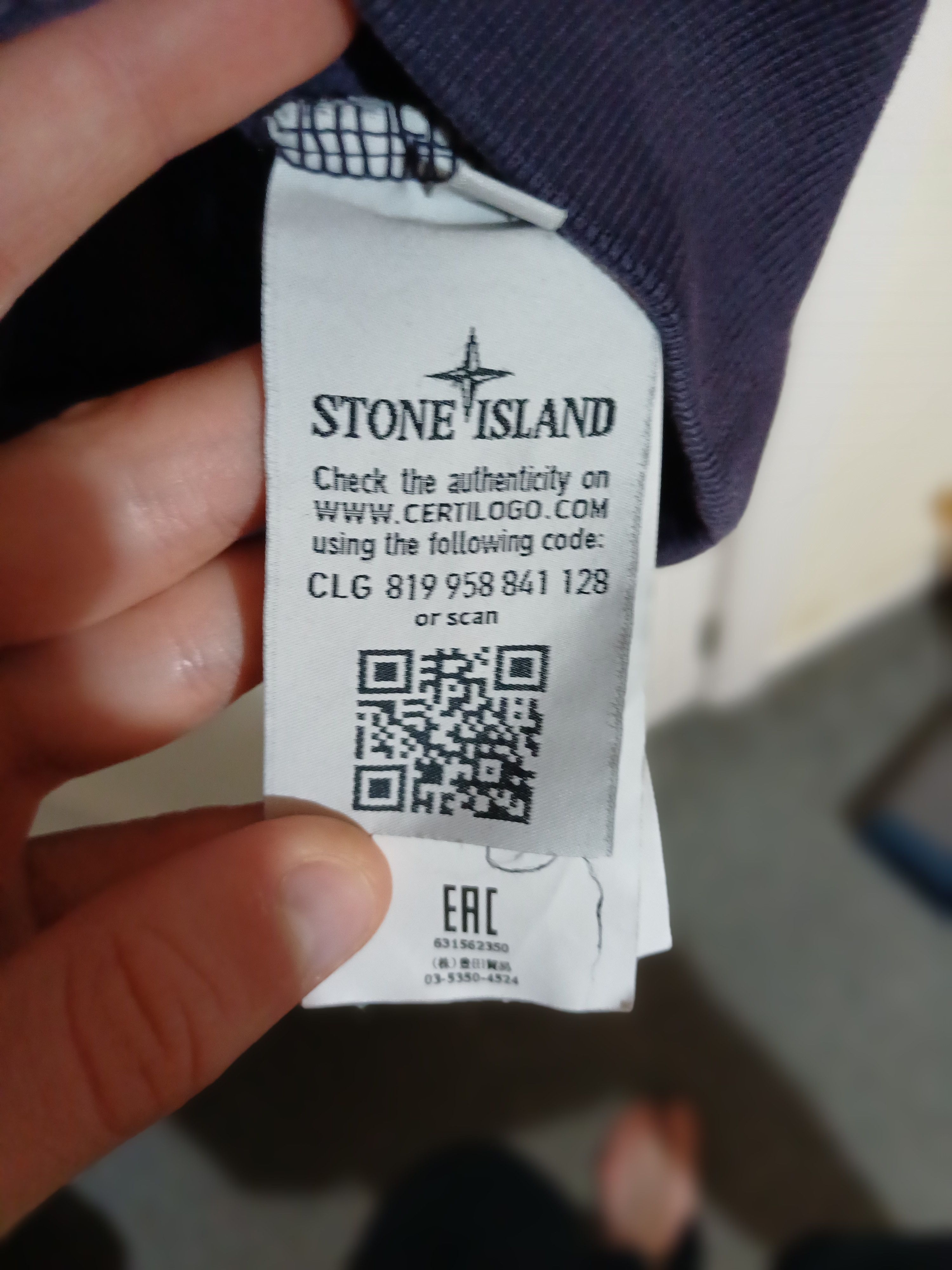 Stone Island Stone Island Jumper – Navy – Size L – Genuine Size US L / EU 52-54 / 3 - 5 Thumbnail