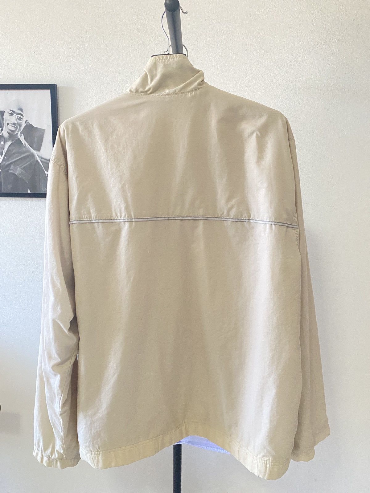 Nike × Vintage LIGHT BEIGE NIKE TRACK JACKET - 2000s L/XL Size US L / EU 52-54 / 3 - 2 Thumbnail