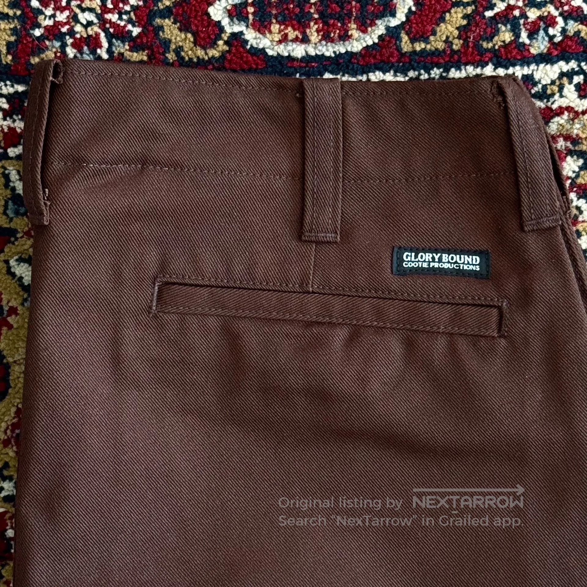 Japanese Brand COOTIE PRODUCTIONS Brown Cargo Pants. Size US 32 / EU 48 - 4 Thumbnail