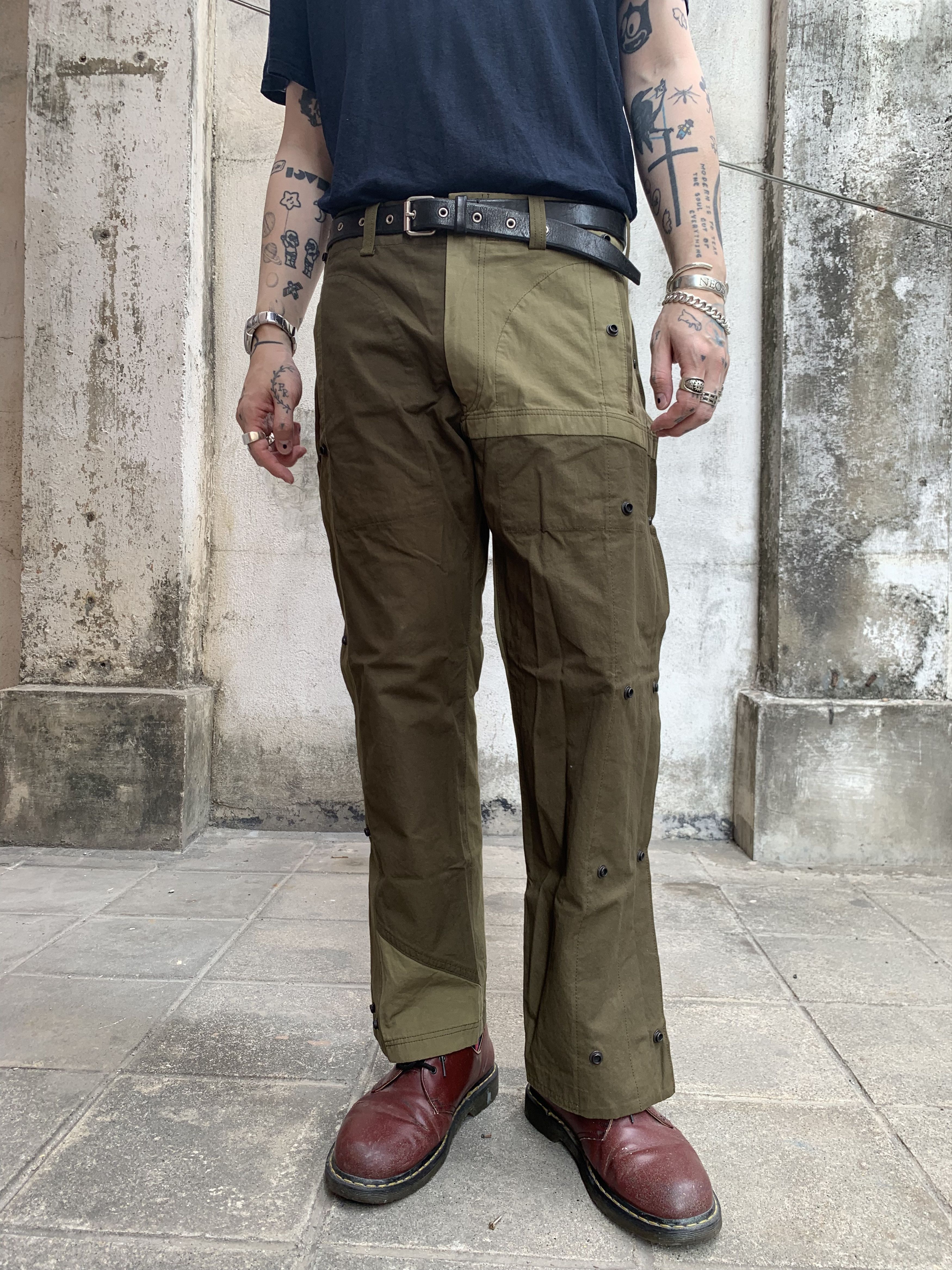 Y's Y's Yohji Yamamoto Snap-Side Military Pants Size US 32 / EU 48 - 1 Thumbnail