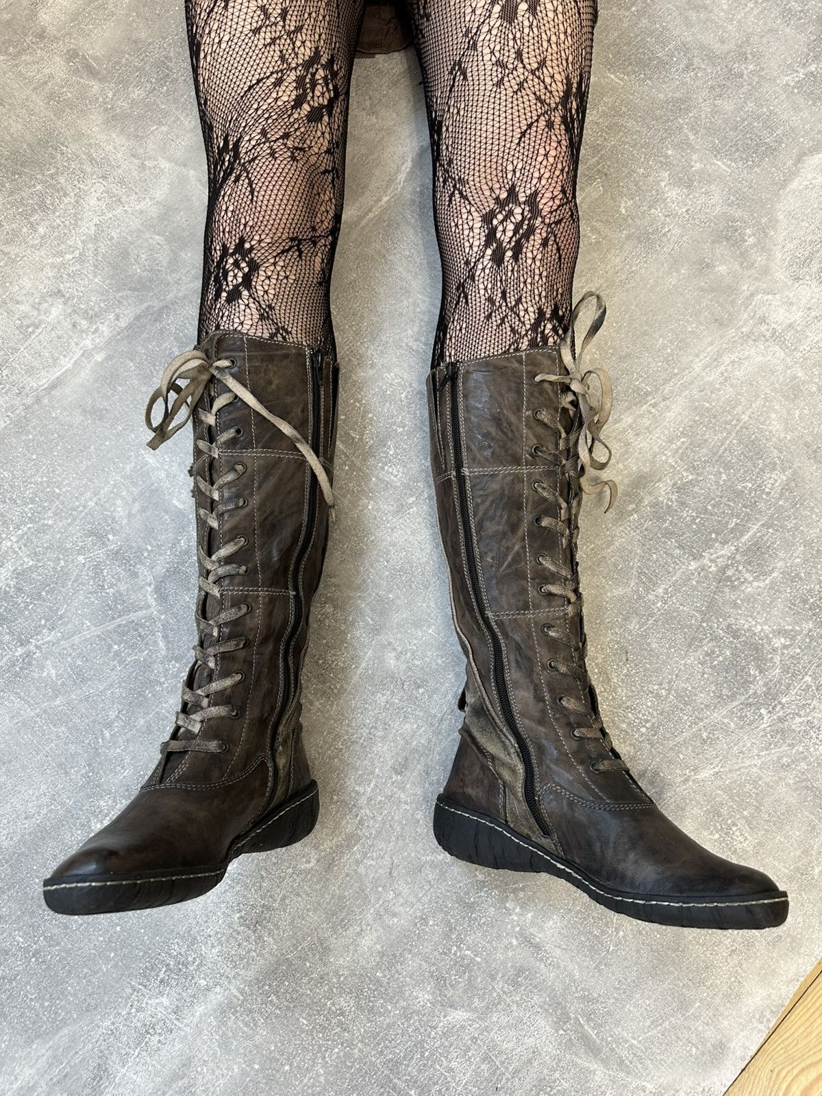 Vintage Vintage Design high boxer boots moto biker shoes core Size US 8 / IT 38 - 3 Thumbnail