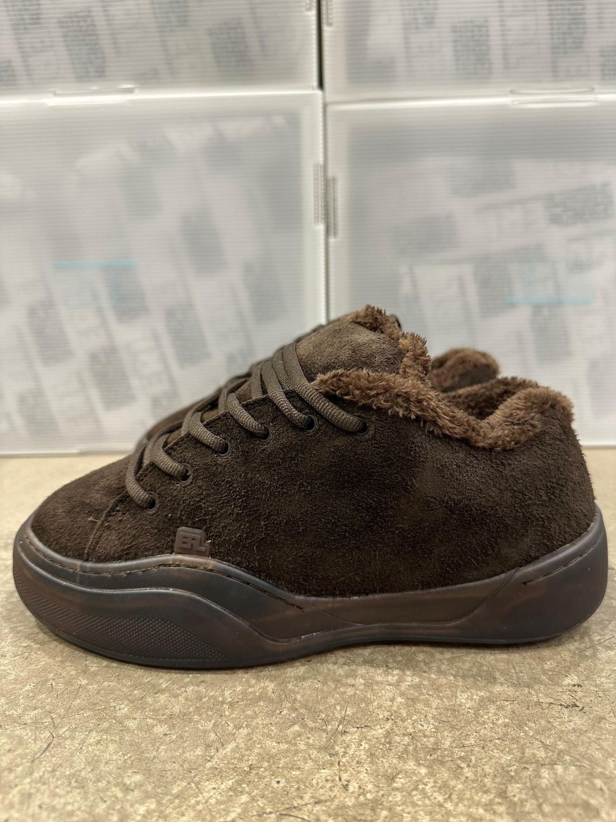 ERL ERL - Vamps Skate Sneaker Dark Brown Size US 8 / EU 41 - 2 Thumbnail