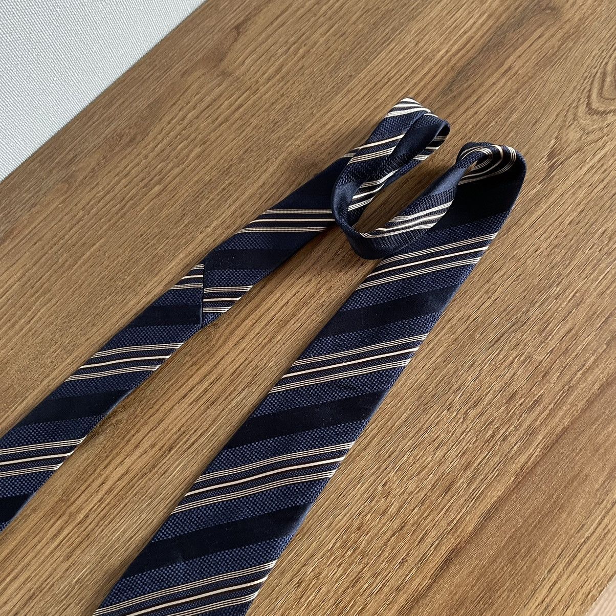 Aquascutum Vintage Aquascutum Tie Silk Old Money 00s Y2K USA Size ONE SIZE - 4 Thumbnail