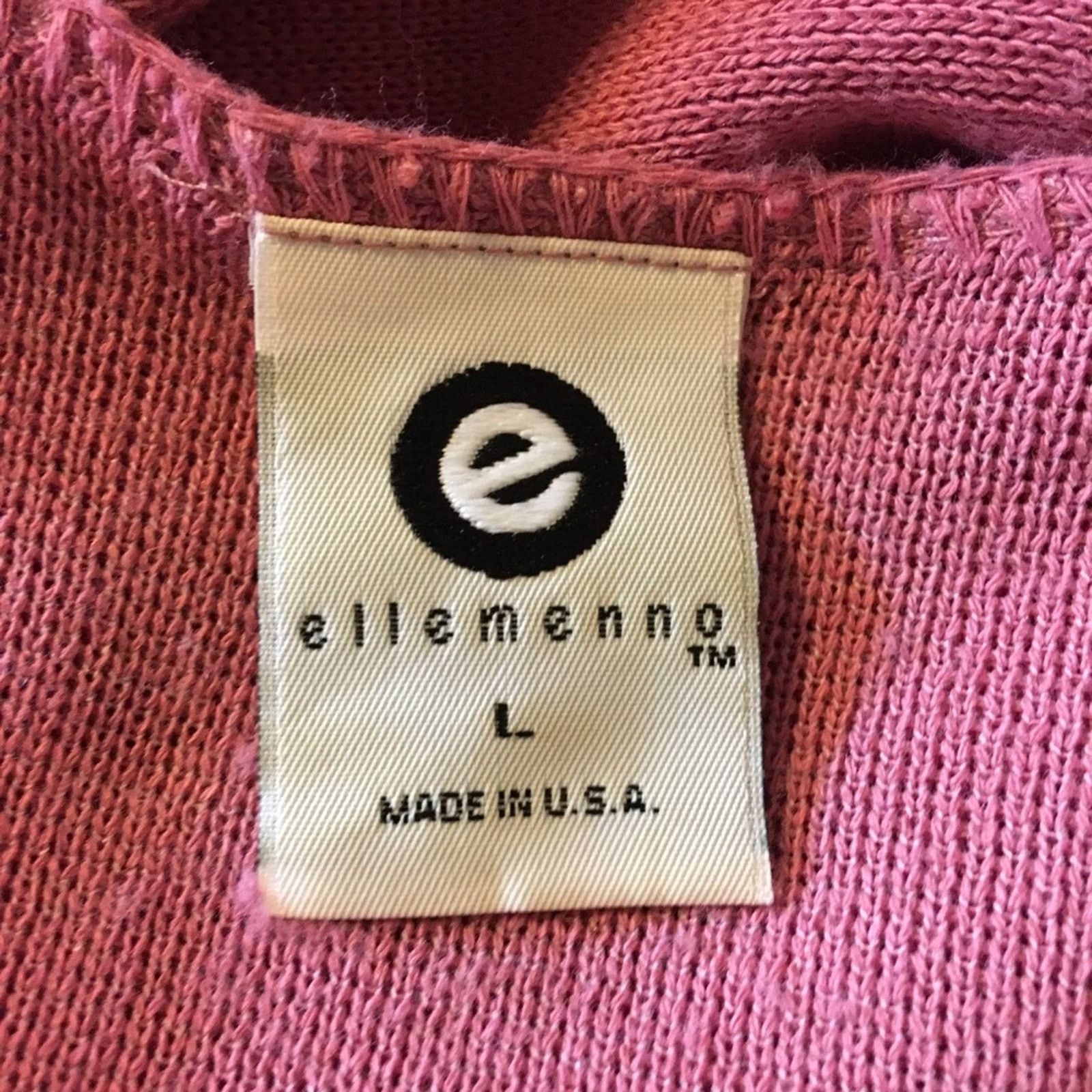 Vintage Vintage Ellemenno rose pink scoop neck sweater L Size L / US 10 / IT 46 - 7 Thumbnail