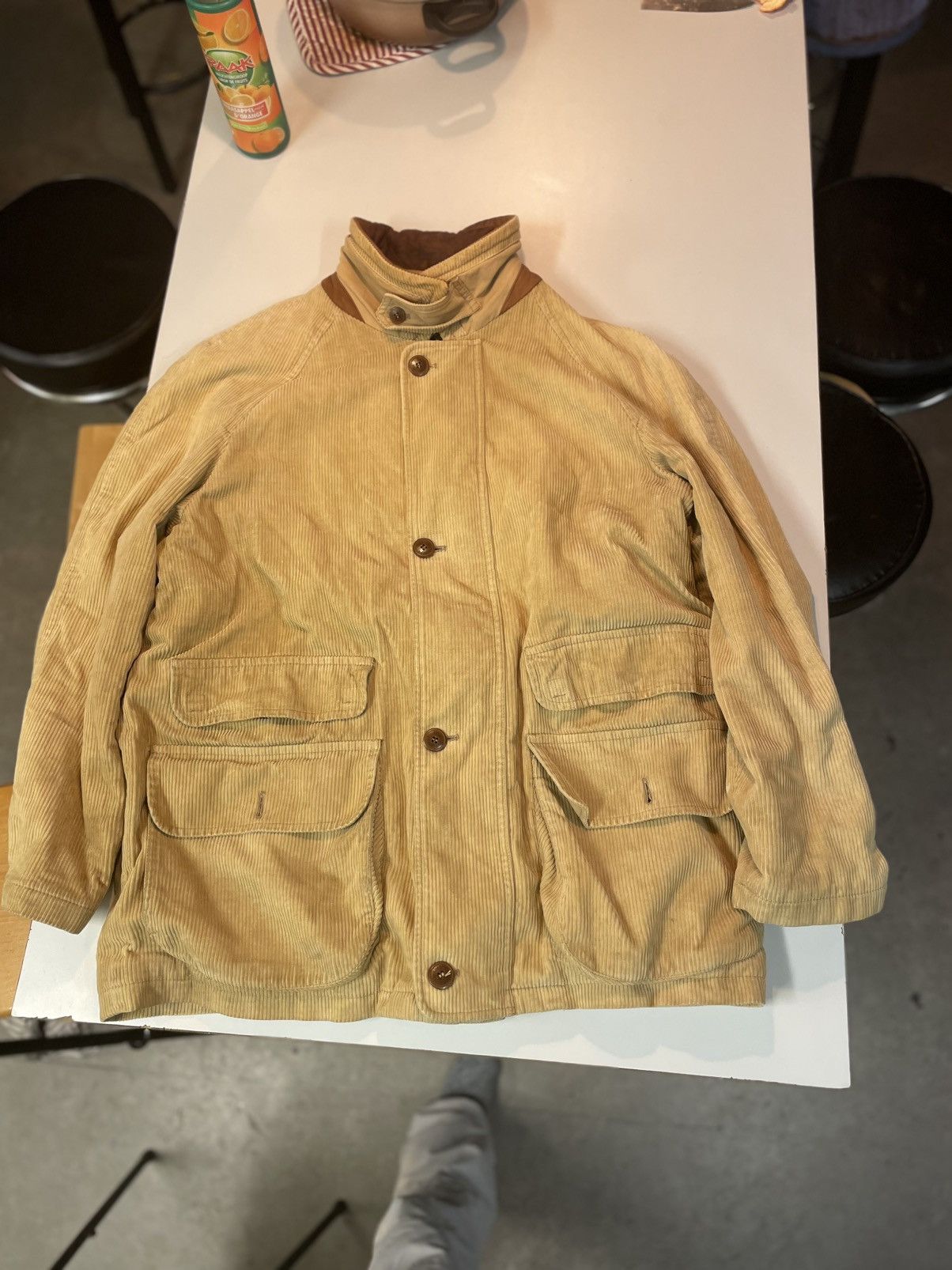 Burberry corduroy coat