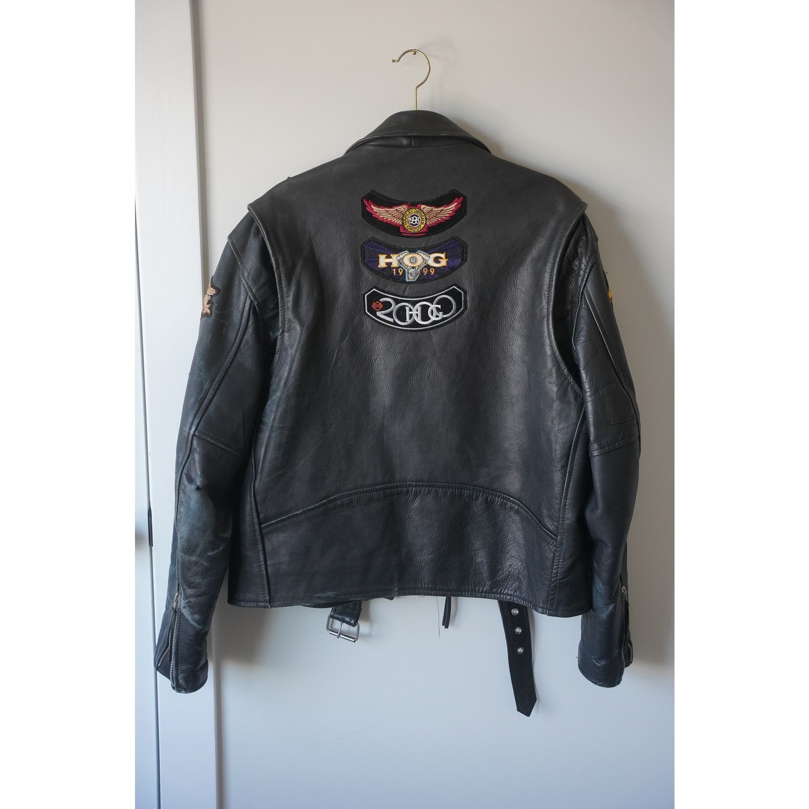 Harley Davidson Harley Davidson owners Group Leather Jacket Size US L / EU 52-54 / 3 - 6 Thumbnail