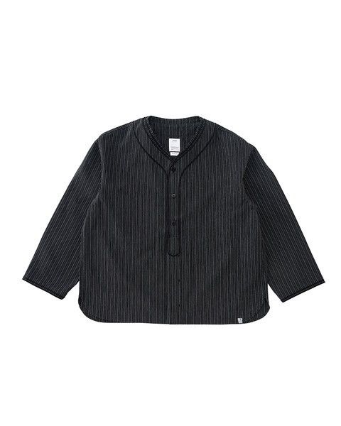 Image of Visvim Dugout L/s Santome Size 4 in Black, Men's