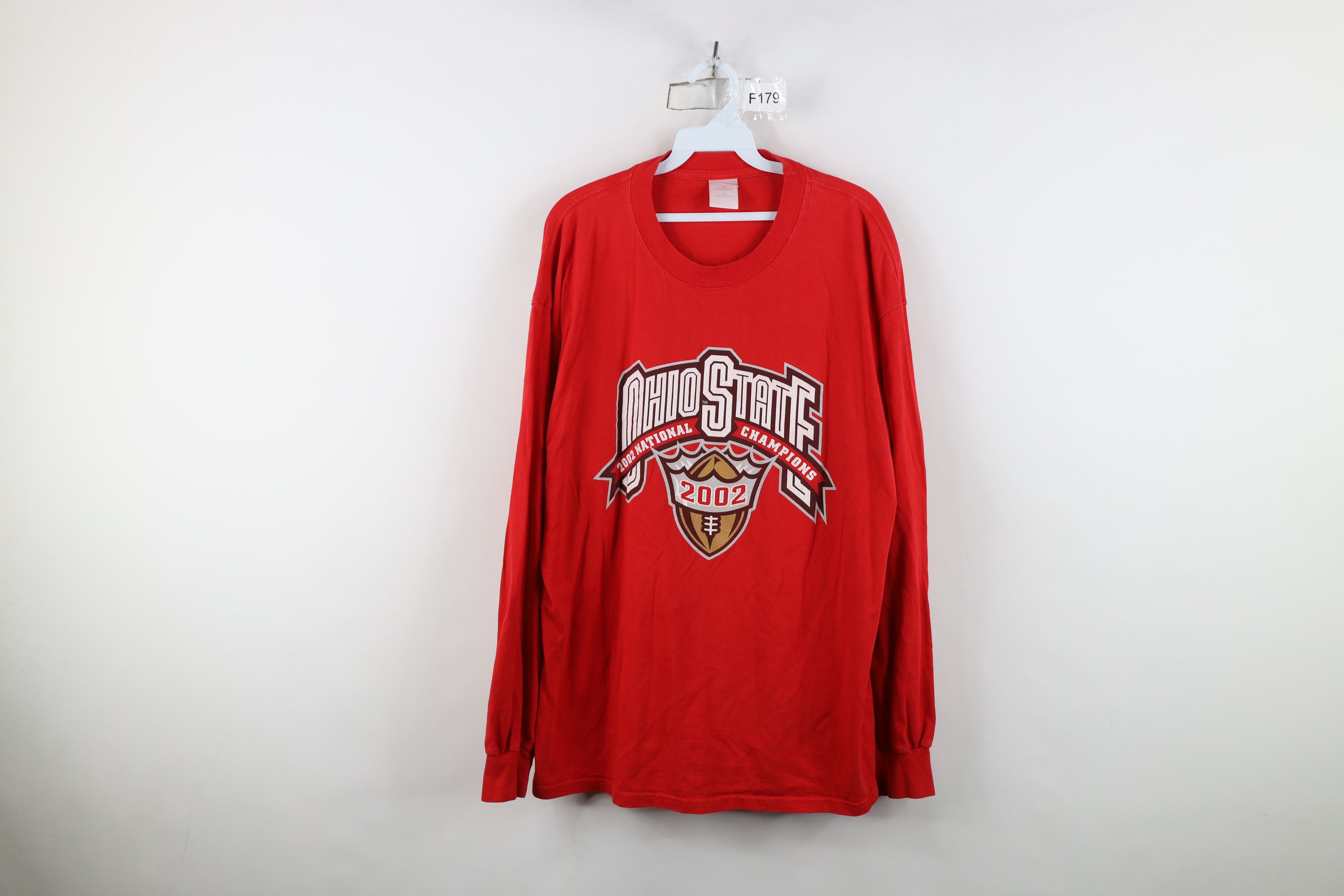 Vintage Vintage Y2K Ohio State University Football T-Shirt Red Size US XL / EU 56 / 4 - 1 Thumbnail