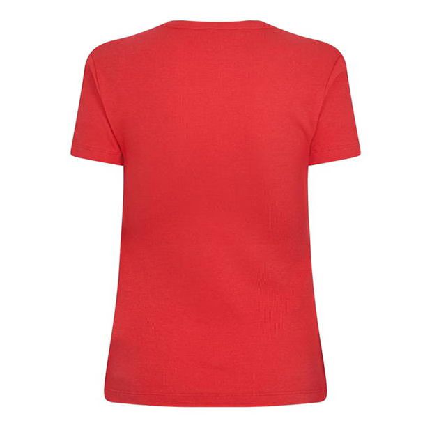 Off-White o1g2r1mq1224 Off Stamp T-Shirts in Red Size S / US 4 / IT 40 - 2 Thumbnail