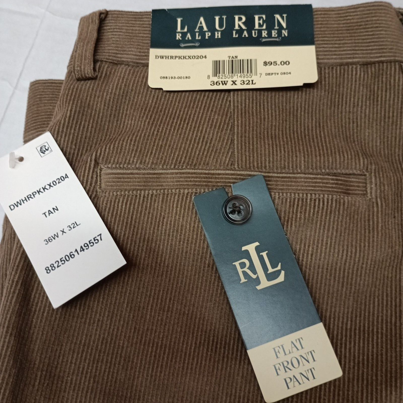 Lauren Ralph Lauren Polo Ralph Lauren Tan Corduroy Pants Classic Mens Size 36x32 Size US 36 / EU 52 - 2 Thumbnail