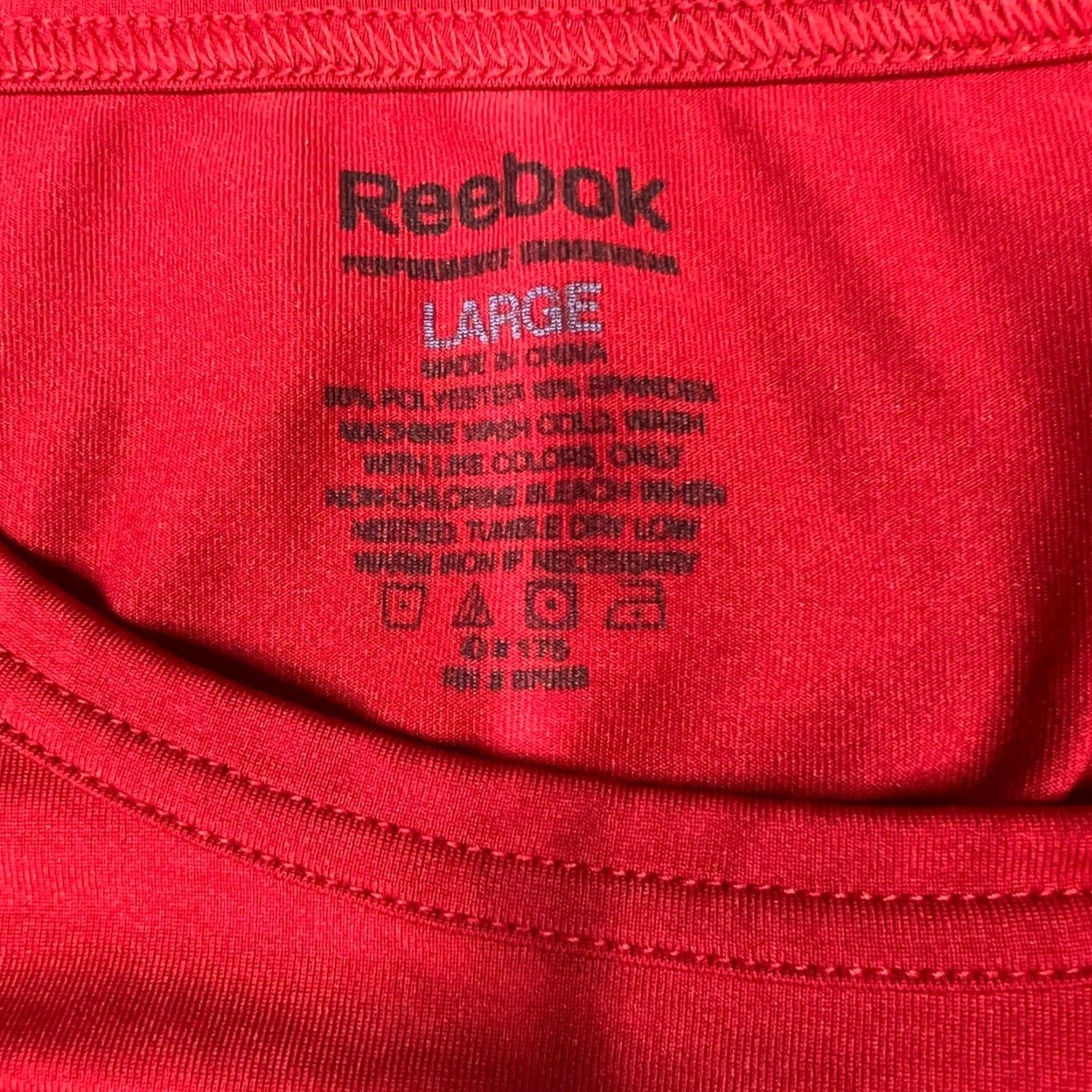 Reebok Reebok Workout Shirt Mens Large Red Sleeveless Performance Muscle Gym Pullover Size US L / EU 52-54 / 3 - 2 Thumbnail