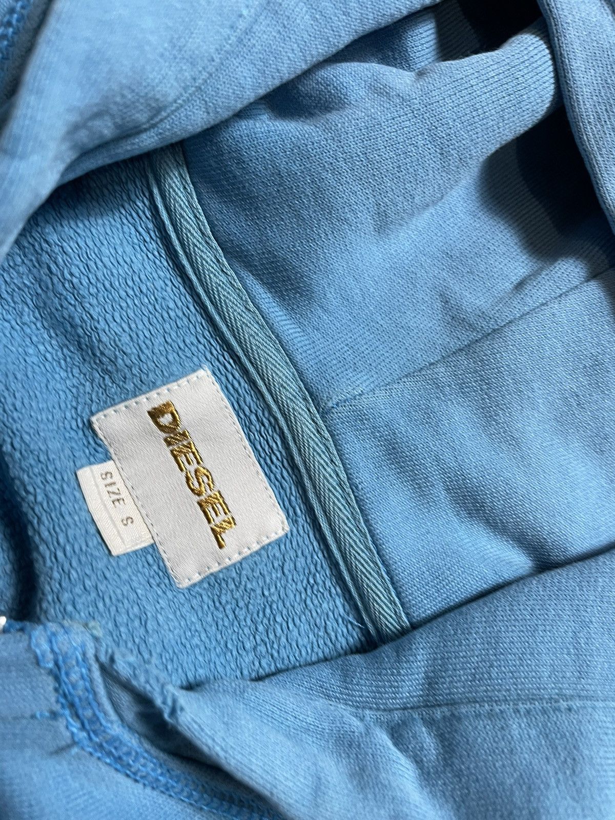 Diesel Vintage Full Zip Hoodie Diesel Avant Garde Logo Y2K Size US S / EU 44-46 / 1 - 6 Thumbnail