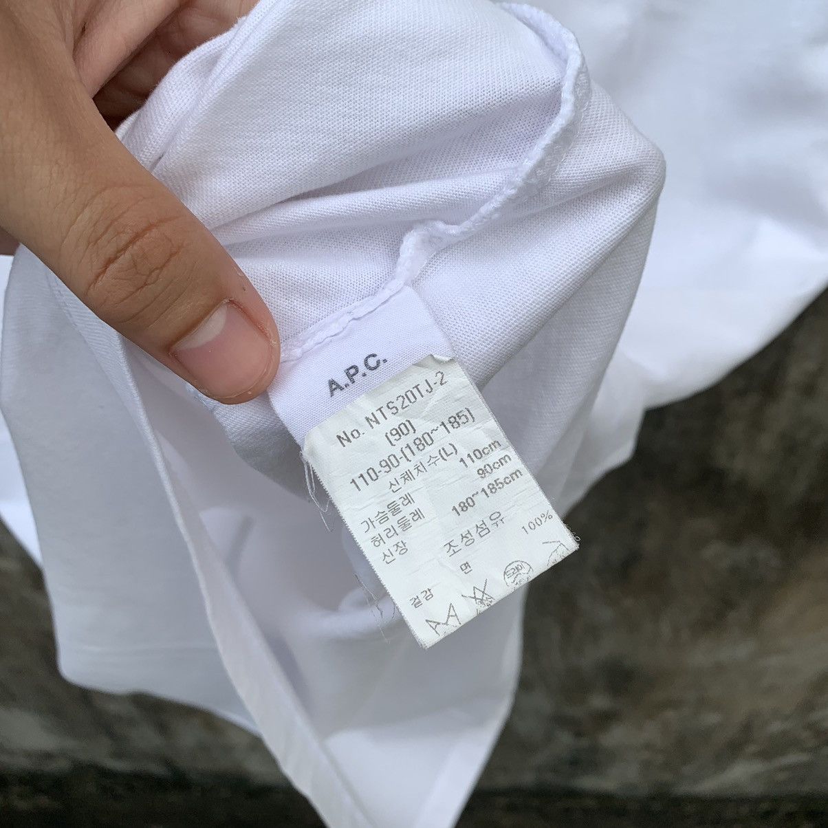 A.P.C. A.P.C T-SHIRT Size US L / EU 52-54 / 3 - 4 Thumbnail