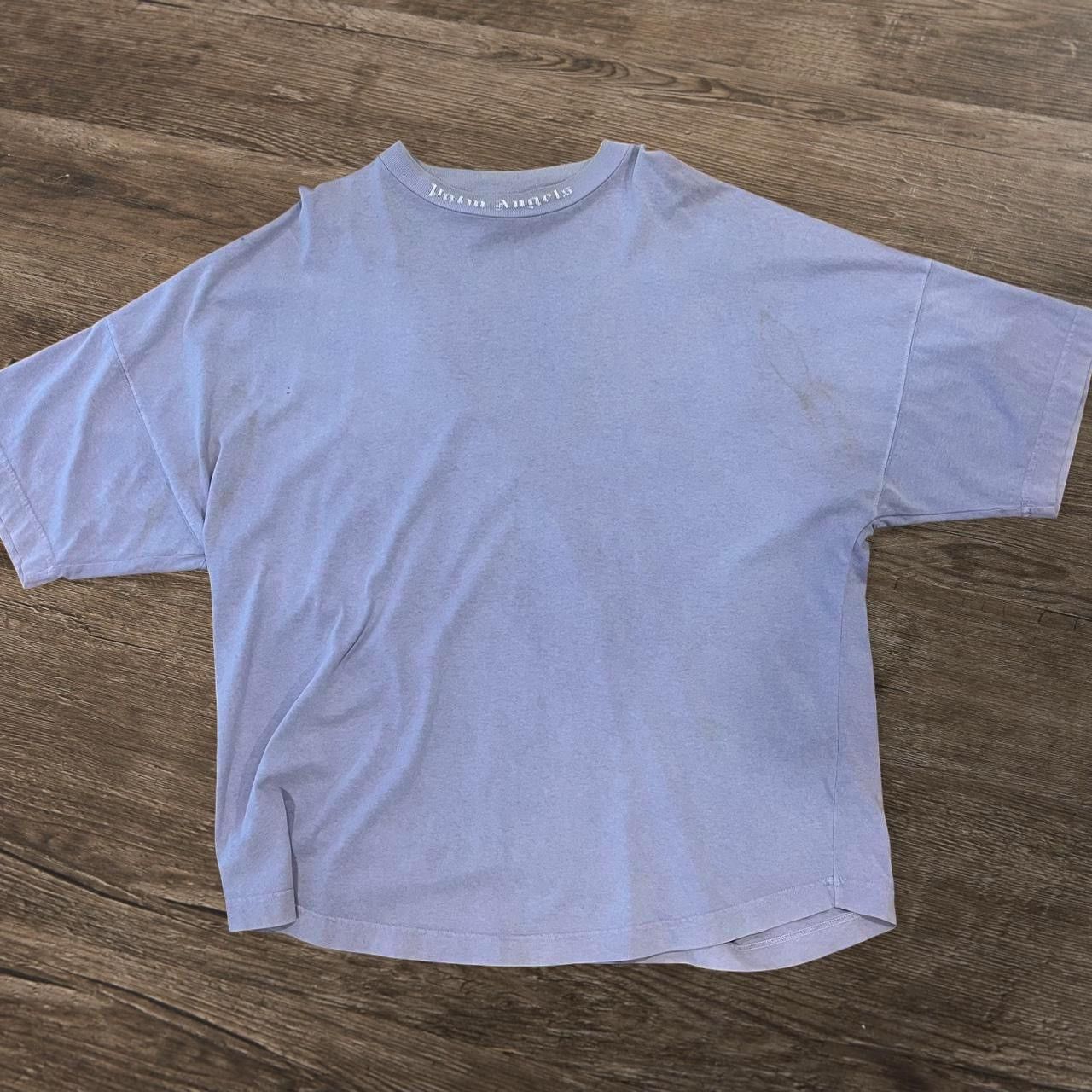 Palm Angels Palm Angels Purple oversized logo tee Size US XL / EU 56 / 4 - 3 Thumbnail