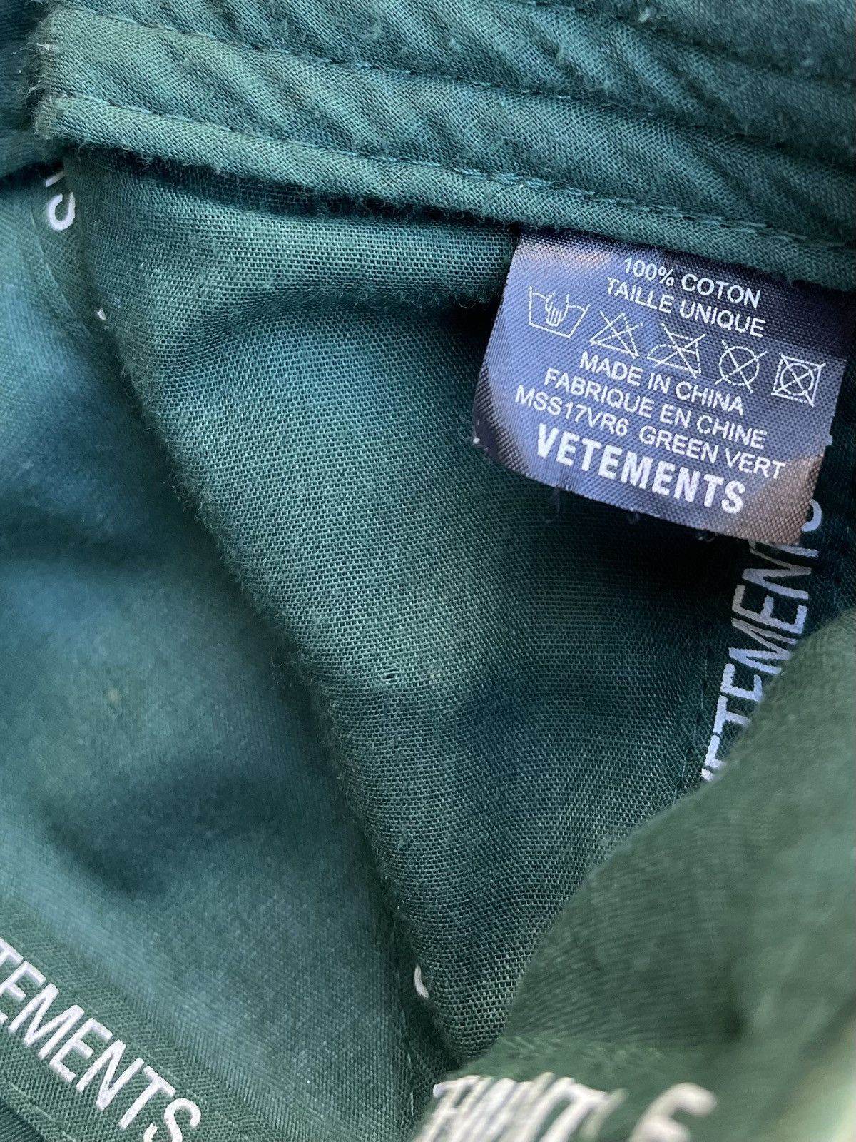 Vetements Vetements ss17 polizei baseball cap hat sun faded Size ONE SIZE - 3 Thumbnail