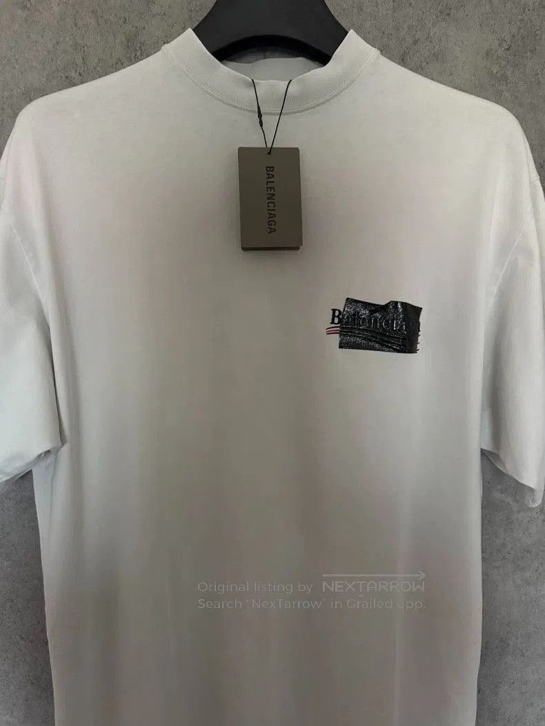 Balenciaga Balenciaga Short Sleeve T-shirt with Embroidery. Size US XS / EU 42 / 0 - 2 Thumbnail